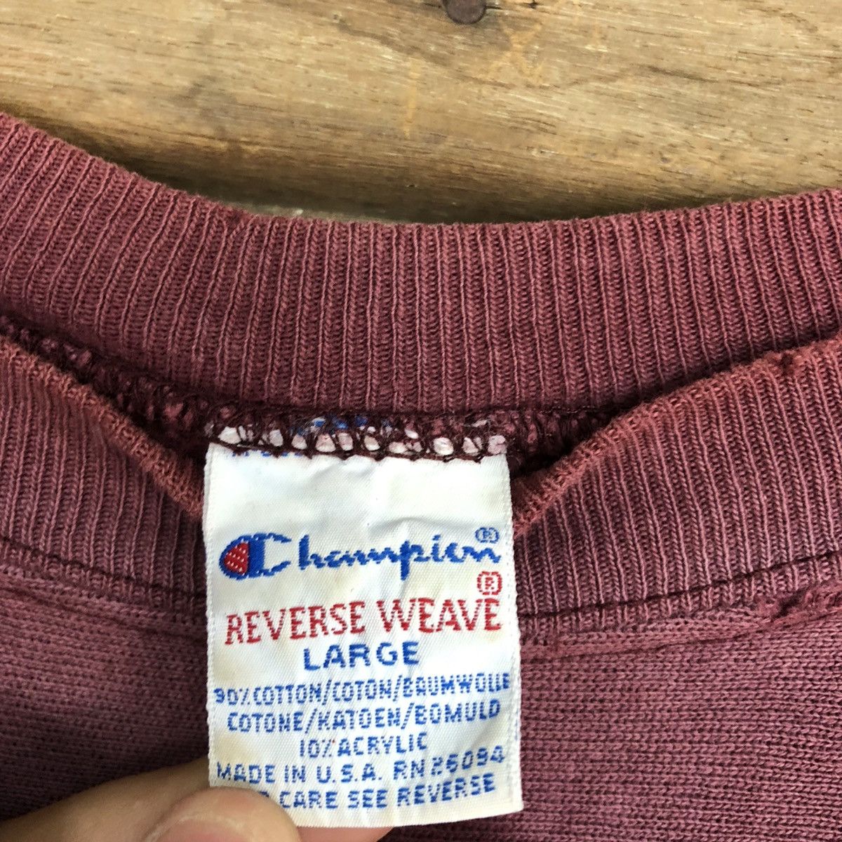 Champion Reverse Weave Champion faded vintage sweatshirt #5602DL Size US L / EU 52-54 / 3 - 14 Thumbnail