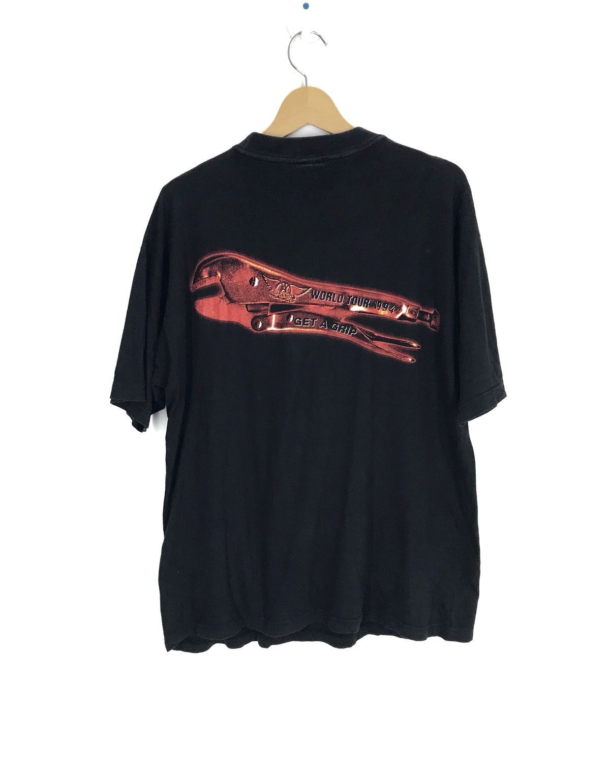 Aerosmith Vintage 90s AEROSMITH World Tour 1994 Shirt Size US L / EU 52-54 / 3 - 6 Thumbnail
