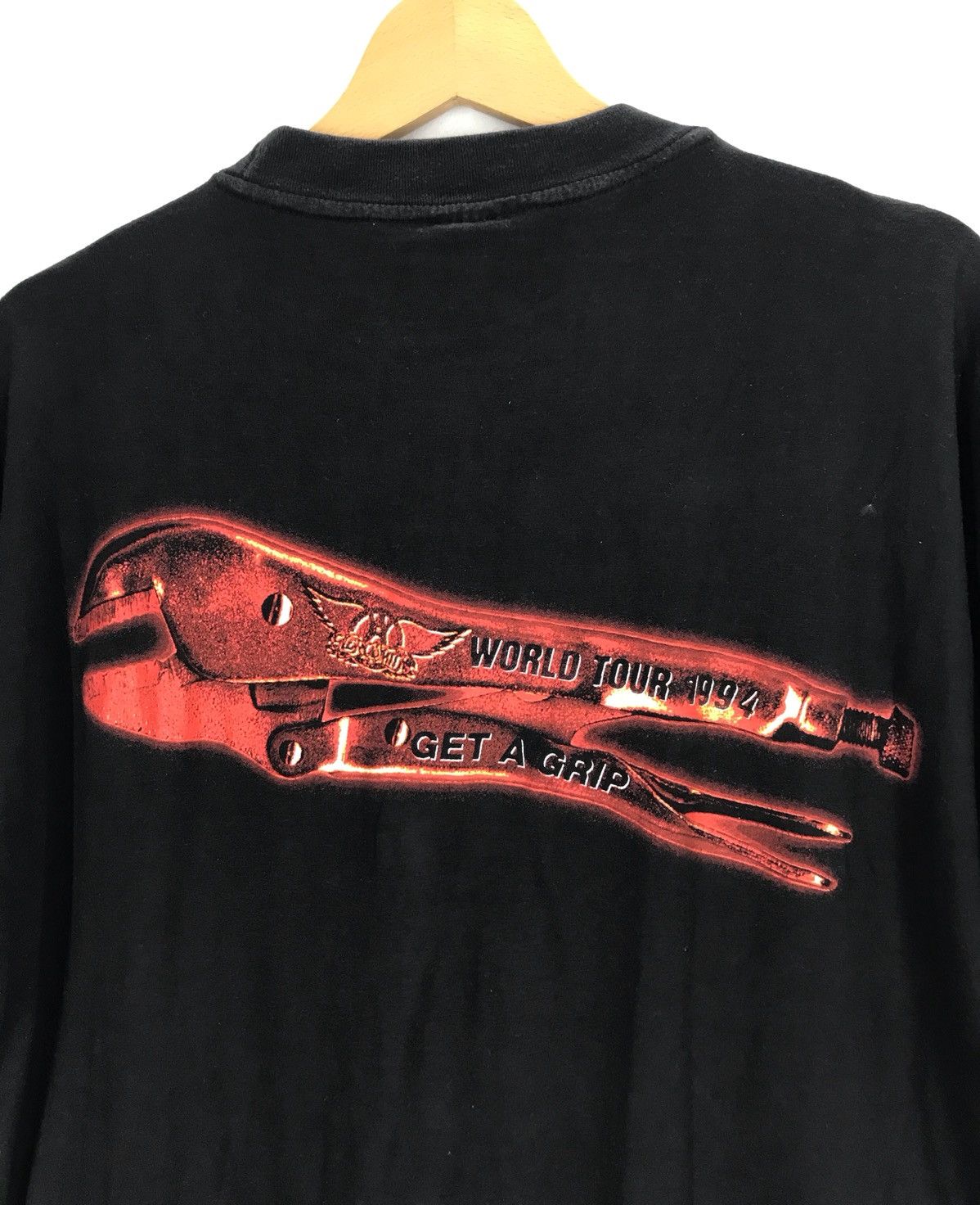 Aerosmith Vintage 90s AEROSMITH World Tour 1994 Shirt Size US L / EU 52-54 / 3 - 7 Thumbnail