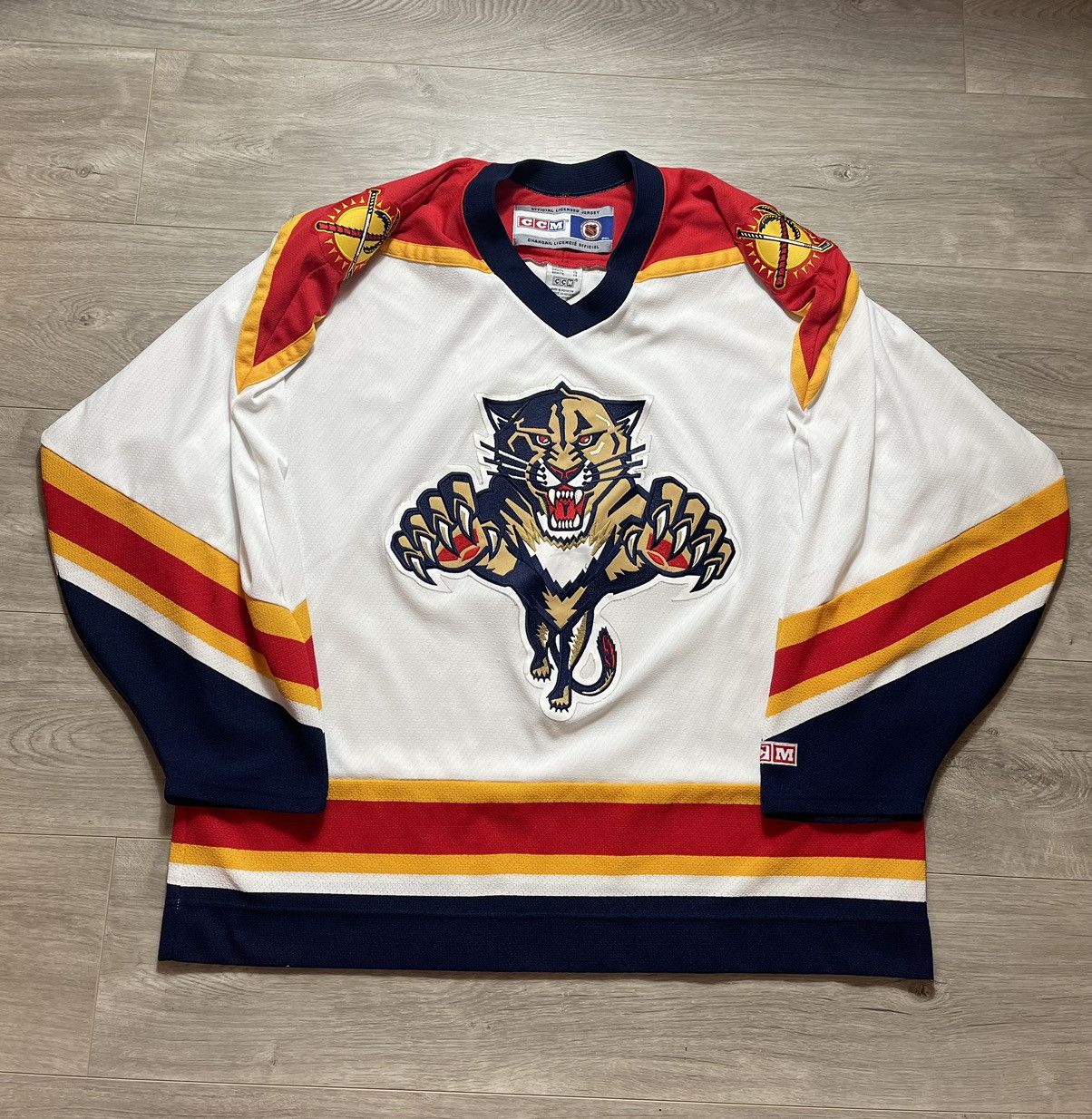 Vintage Florida Panthers Vanbiesbrouck Starter Hockey Jersey 