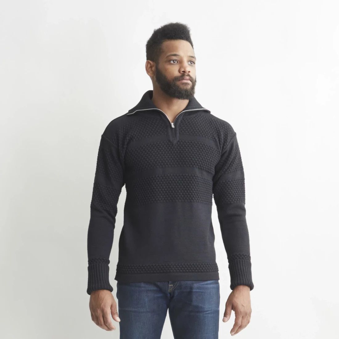 S.N.S. Herning Fisherman Zip Sweater Black Size US S / EU 44-46 / 1 - 13 Thumbnail