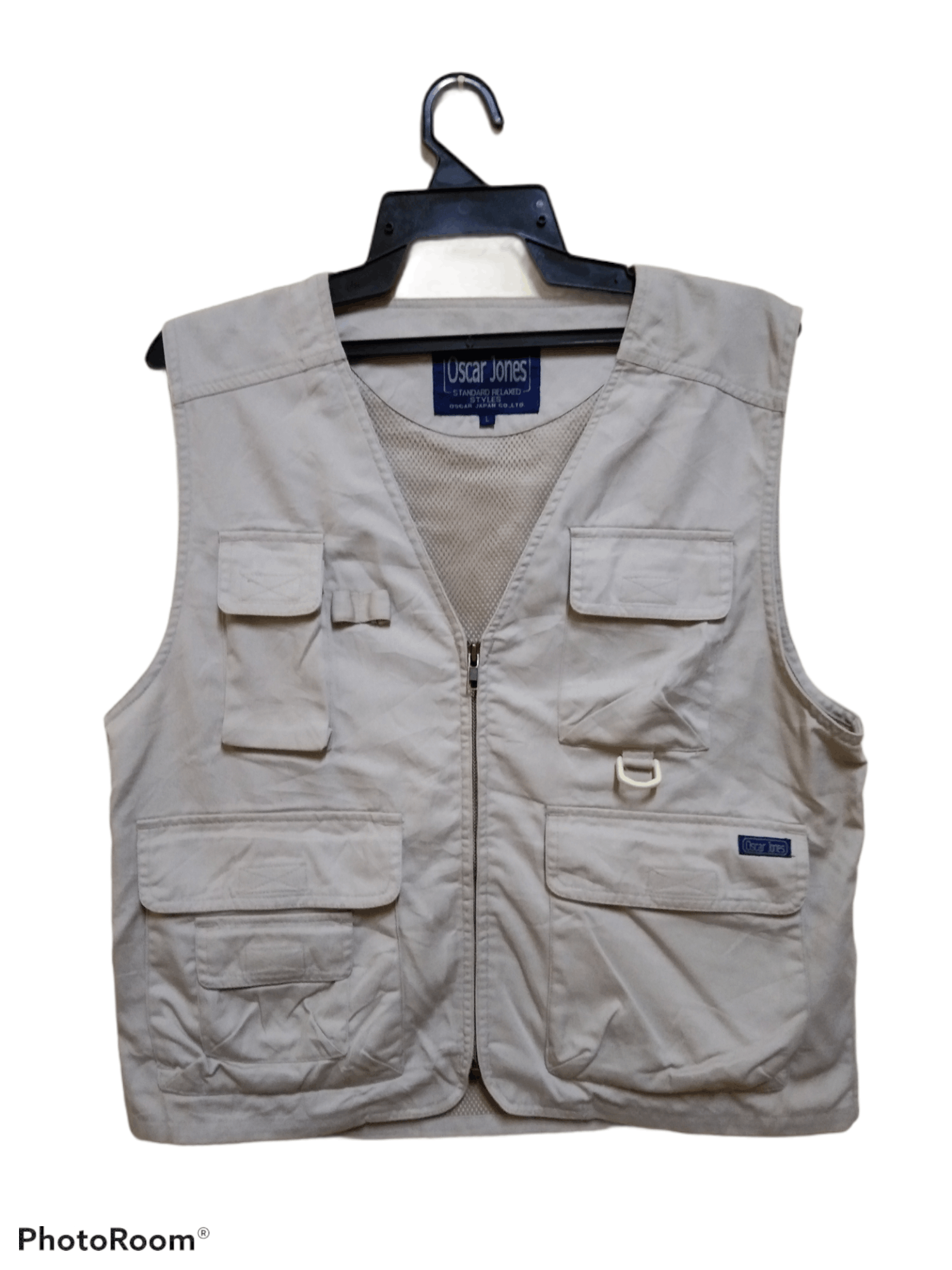Japanese Brand Oscar Jones Tactical Cargo Vest Jacket Size US L / EU 52-54 / 3 - 1 Thumbnail