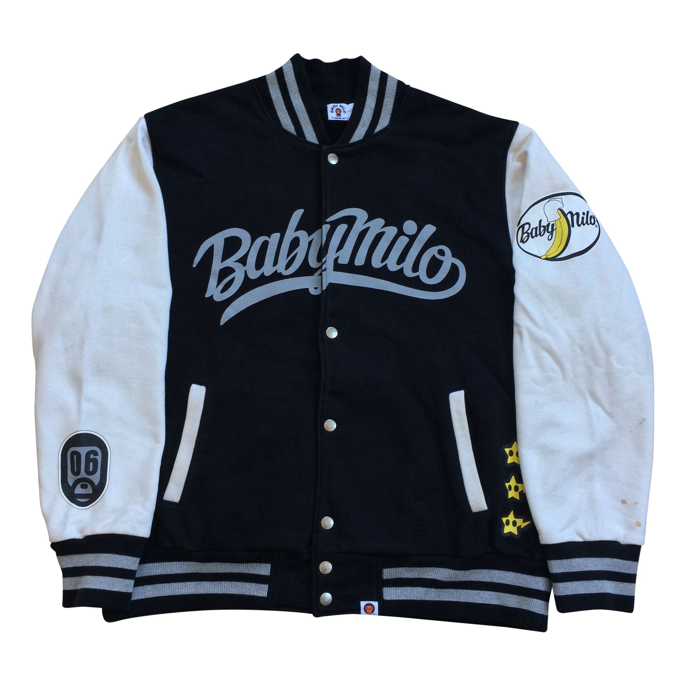 Bape F/W 2006 Baby Milo Varsity Jacket Size US M / EU 48-50 / 2 - 1 Thumbnail