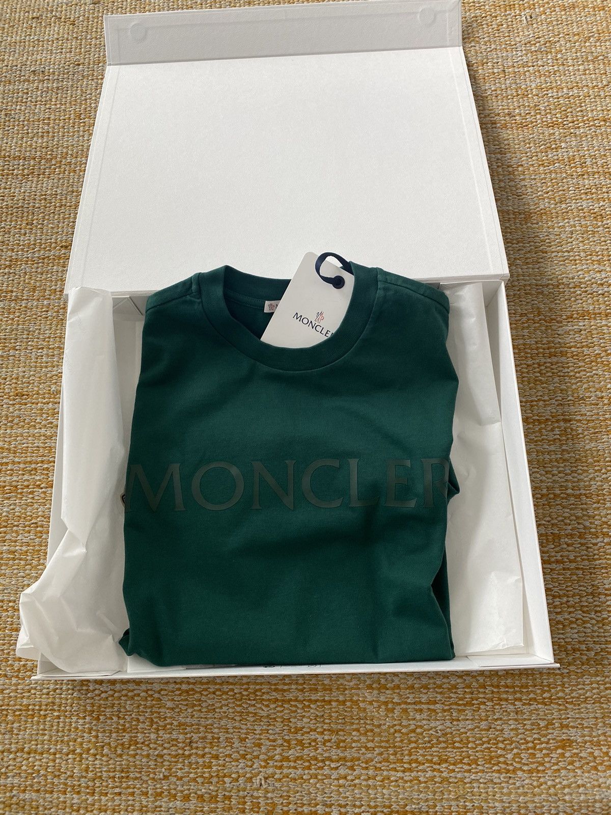 Moncler Moncler logo print tee (Dark Green) New collection 2023 Size US S / EU 44-46 / 1 - 1 Thumbnail