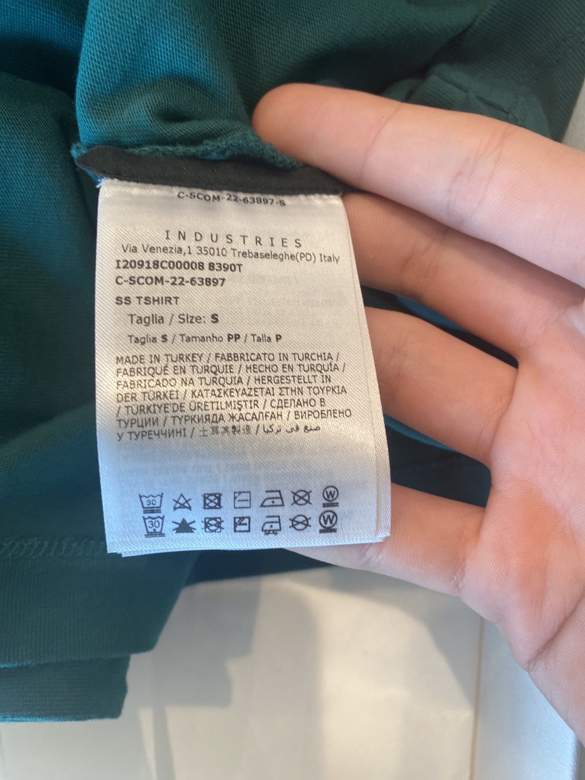 Moncler Moncler logo print tee (Dark Green) New collection 2023 Size US S / EU 44-46 / 1 - 2 Thumbnail