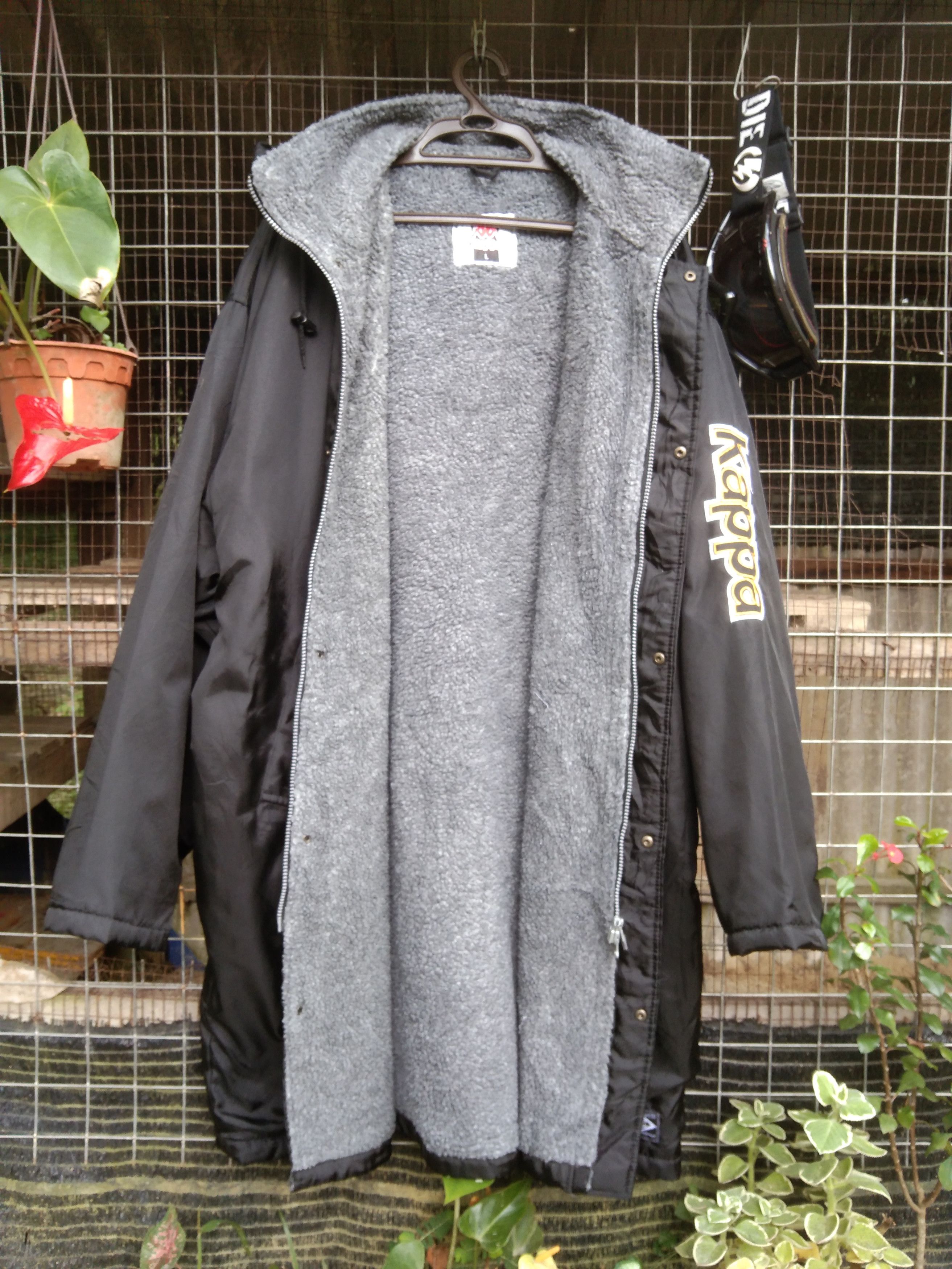 Kappa WINTER ITALIAN KAPPA SHERPA PARKA LONG JACKET Size US L / EU 52-54 / 3 - 7 Thumbnail