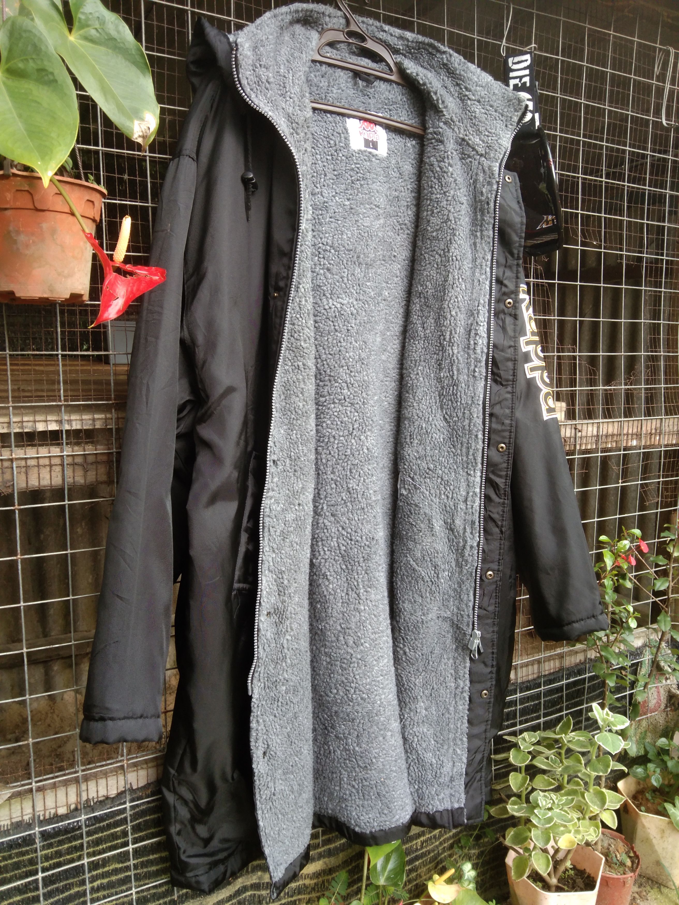 Kappa WINTER ITALIAN KAPPA SHERPA PARKA LONG JACKET Size US L / EU 52-54 / 3 - 6 Thumbnail