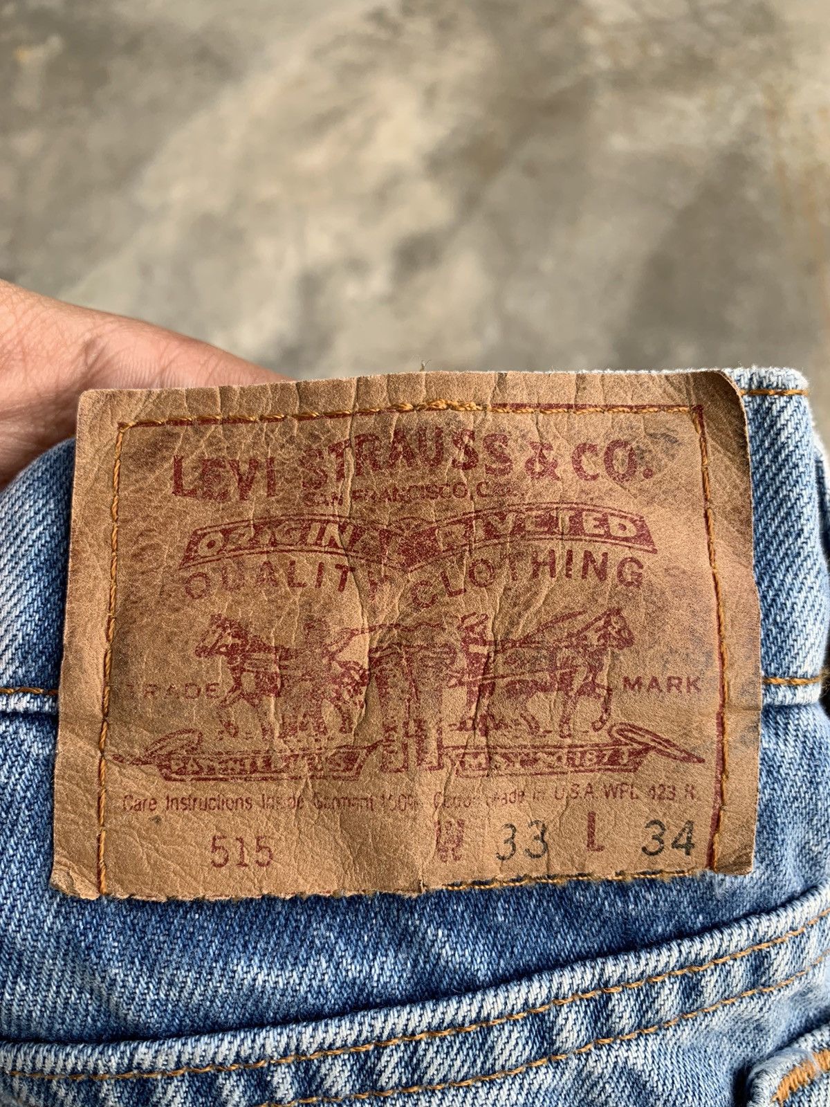 Levi's × Vintage Vintage 90s Levis Made in USA distressed Denim Pant Size US 30 / EU 46 - 6 Thumbnail