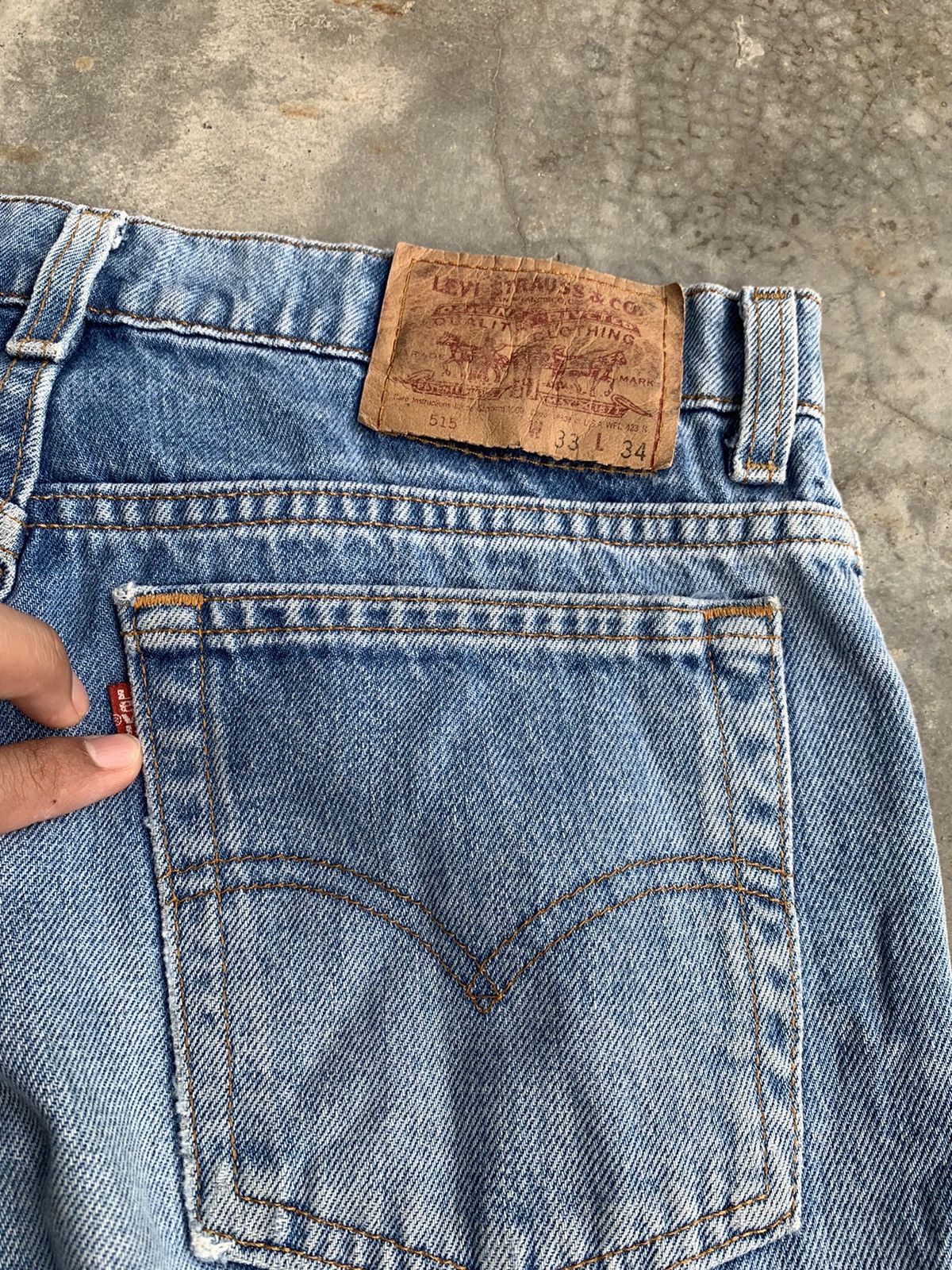 Levi's × Vintage Vintage 90s Levis Made in USA distressed Denim Pant Size US 30 / EU 46 - 5 Thumbnail