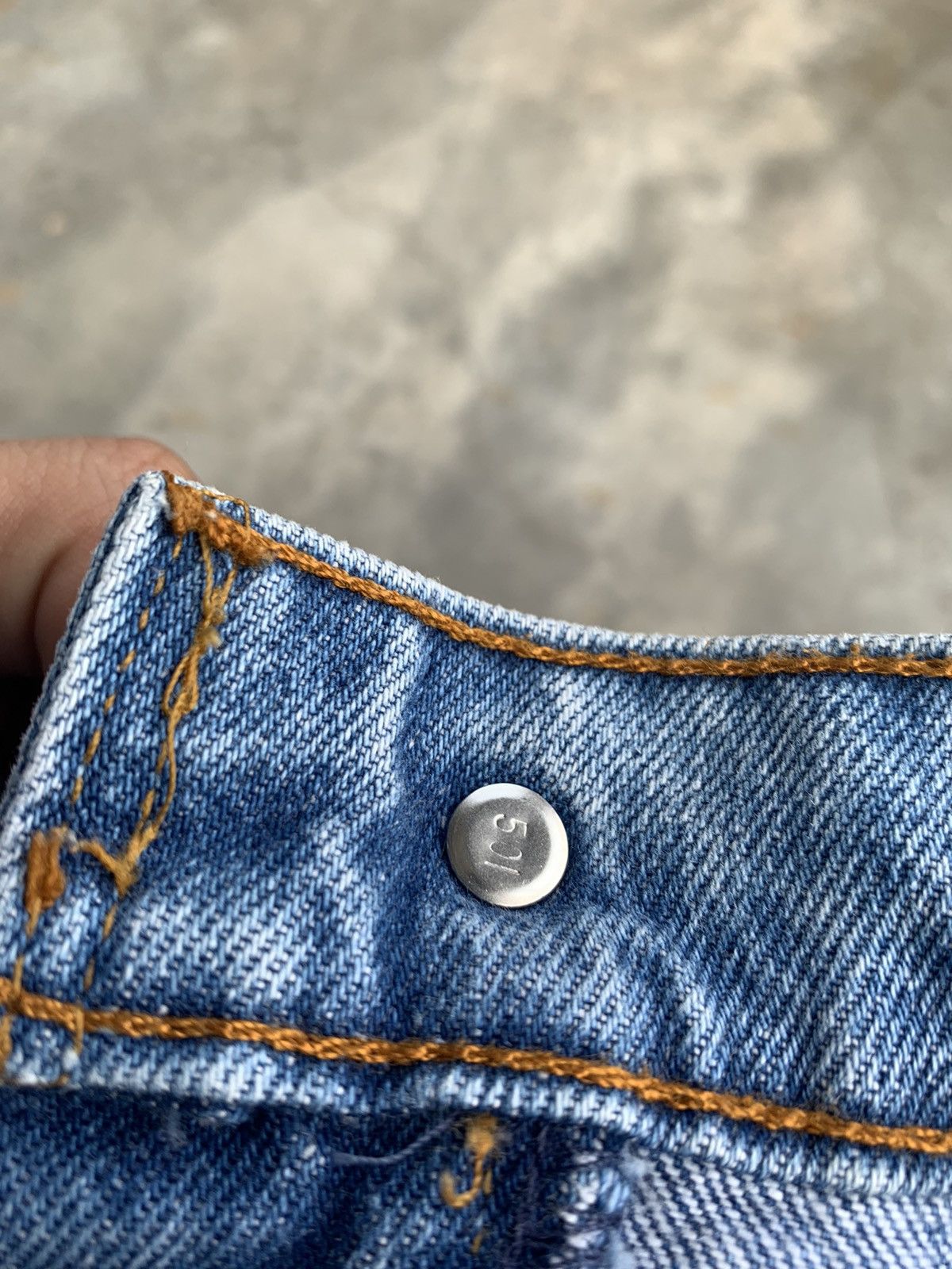 Levi's × Vintage Vintage 90s Levis Made in USA distressed Denim Pant Size US 30 / EU 46 - 8 Thumbnail