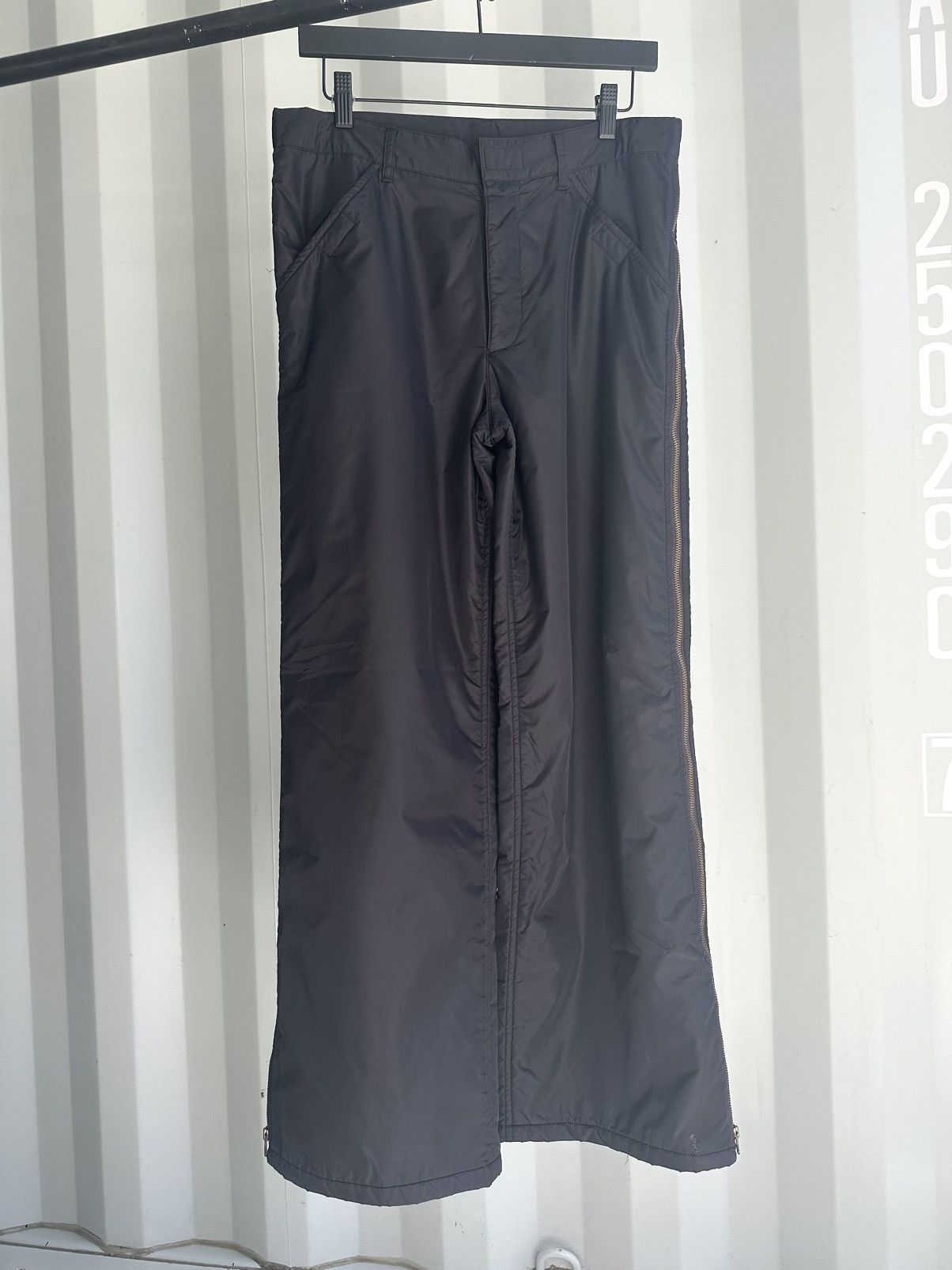 Jean Paul Gaultier Nylon Insulated Side Zip Pants Size US 34 / EU 50 - 2 Thumbnail