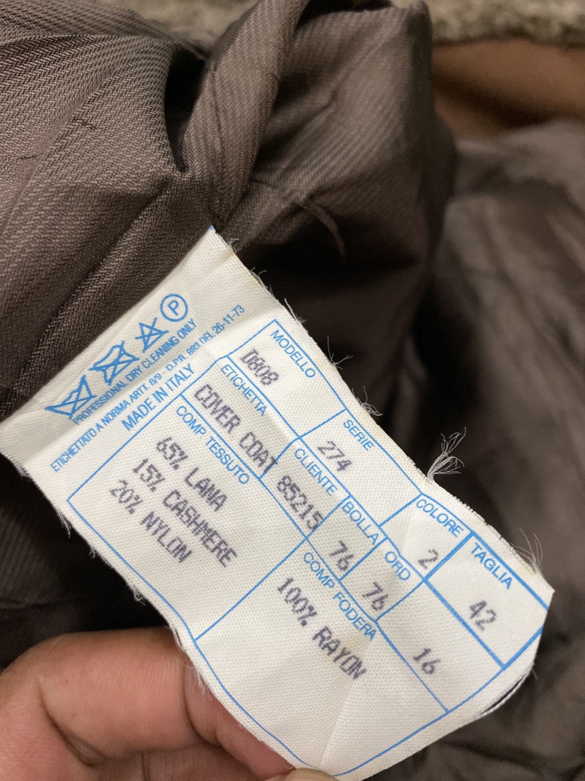 Japanese Brand Cover coat double collar Size US S / EU 44-46 / 1 - 13 Thumbnail