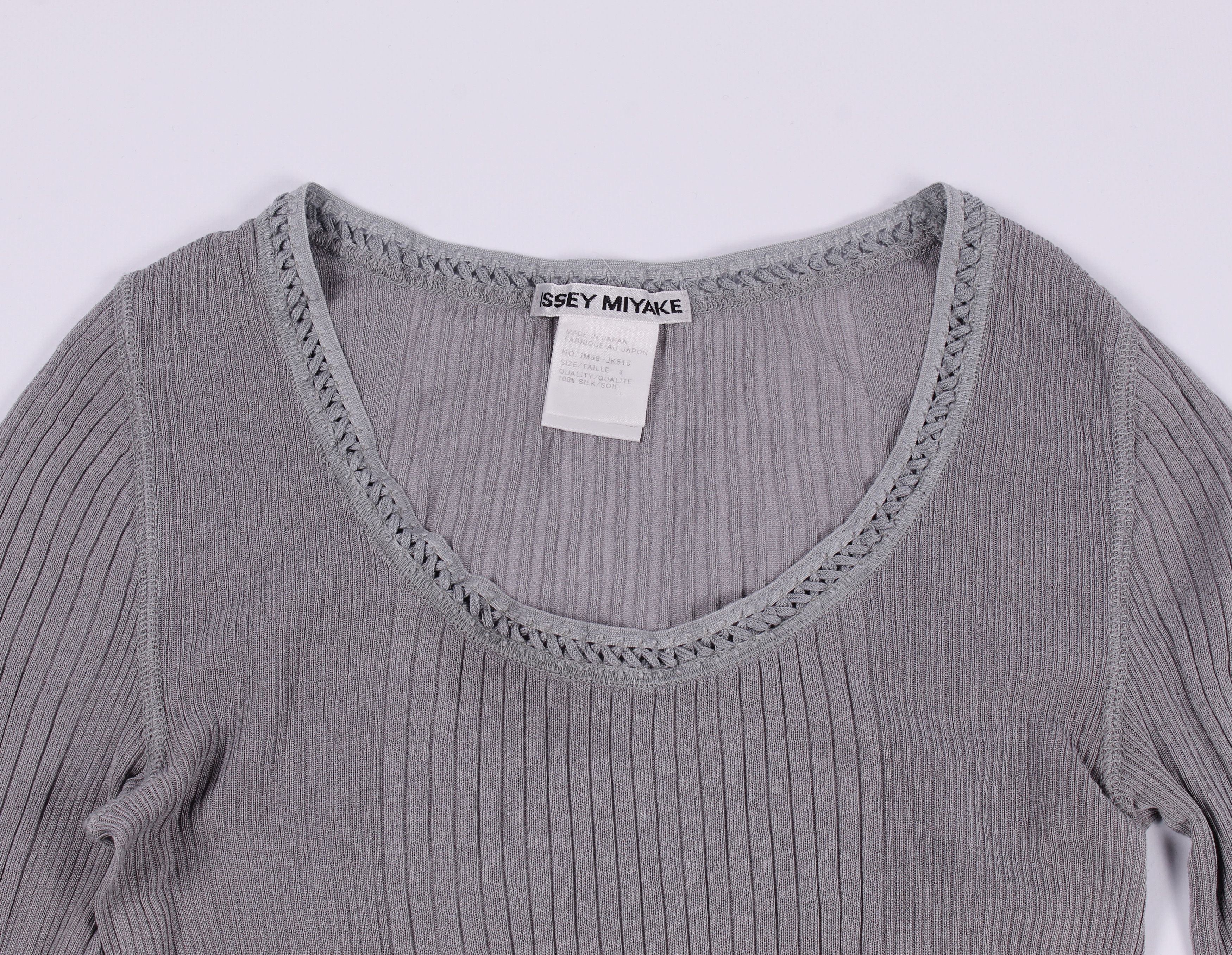 Issey Miyake Vintage Issey Miyake Silk Jumper Top Size S / US 4 / IT 40 - 5 Thumbnail