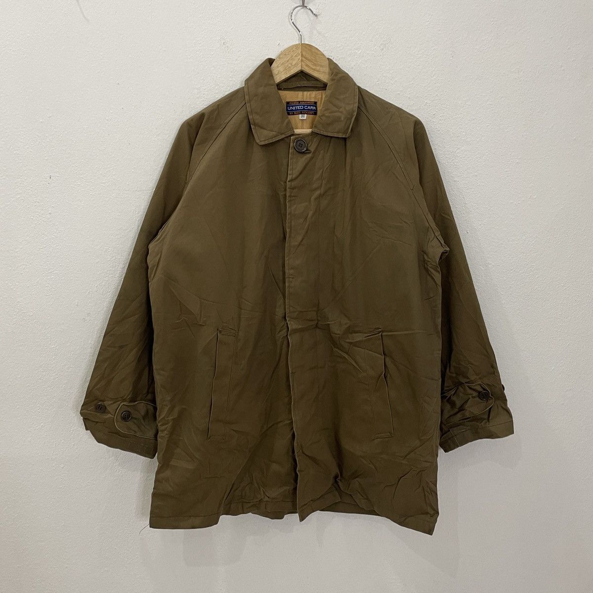 image of American Apparel x Buzz Ricksons Vintage United Carr By Buzz Rickson’S Military Jacket in Brown (Si
