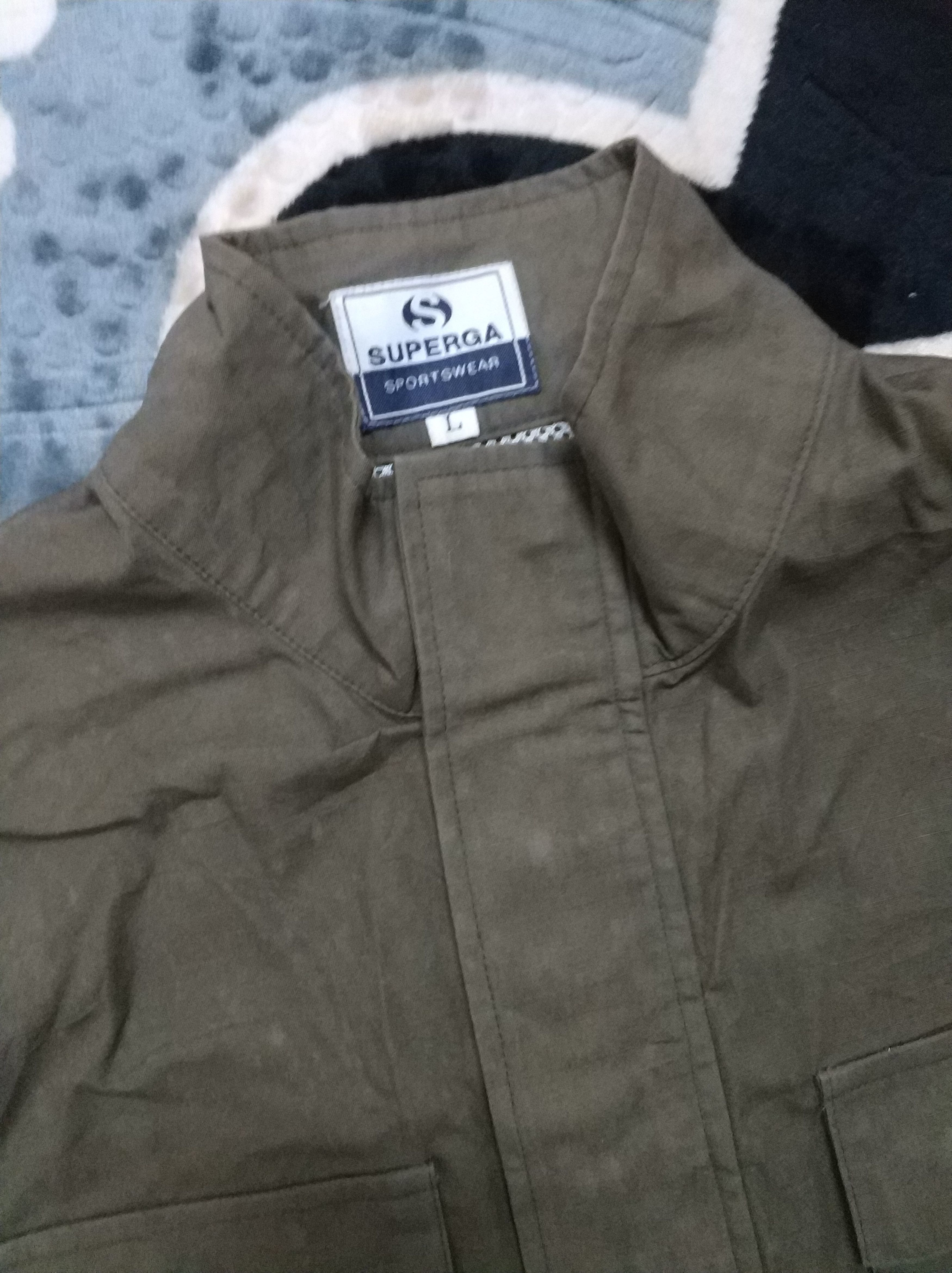Superga 🔥Rare Superga Green Army Tactical Vest Size US S / EU 44-46 / 1 - 6 Thumbnail