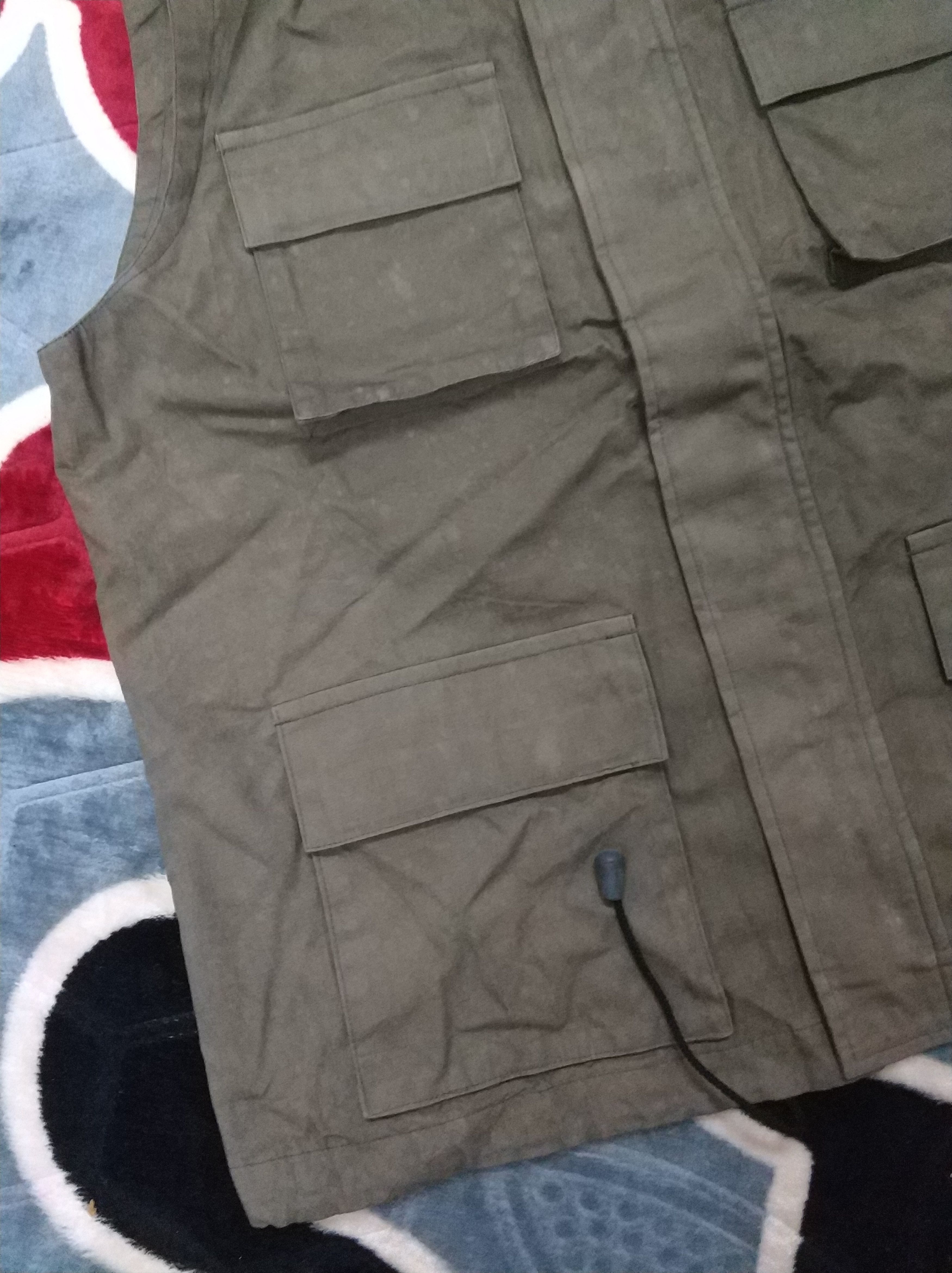 Superga 🔥Rare Superga Green Army Tactical Vest Size US S / EU 44-46 / 1 - 4 Thumbnail