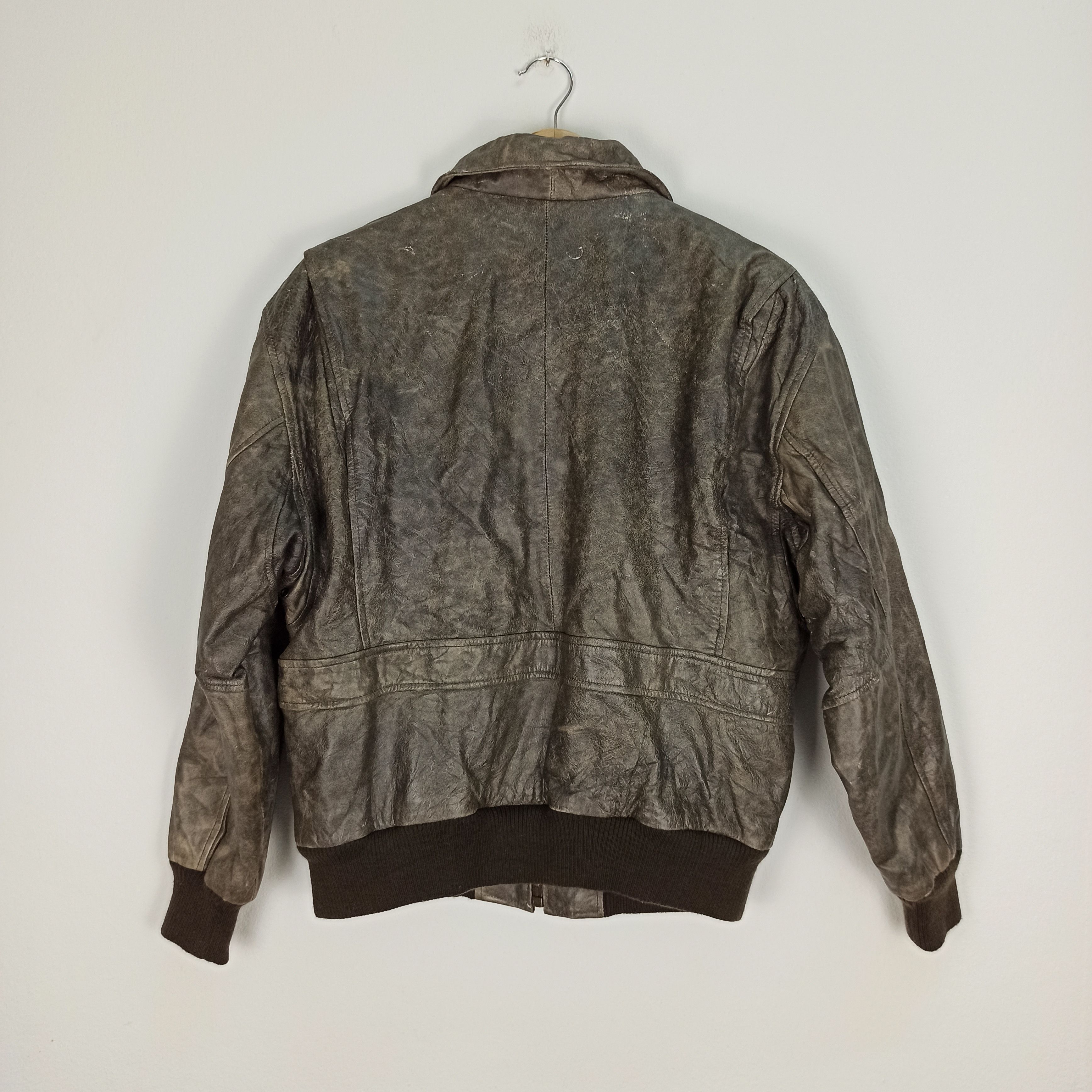 Japanese Brand 🔥Vintage🔥 JAPAN LEATHER BIKER MEN JACKET Size US L / EU 52-54 / 3 - 7 Thumbnail