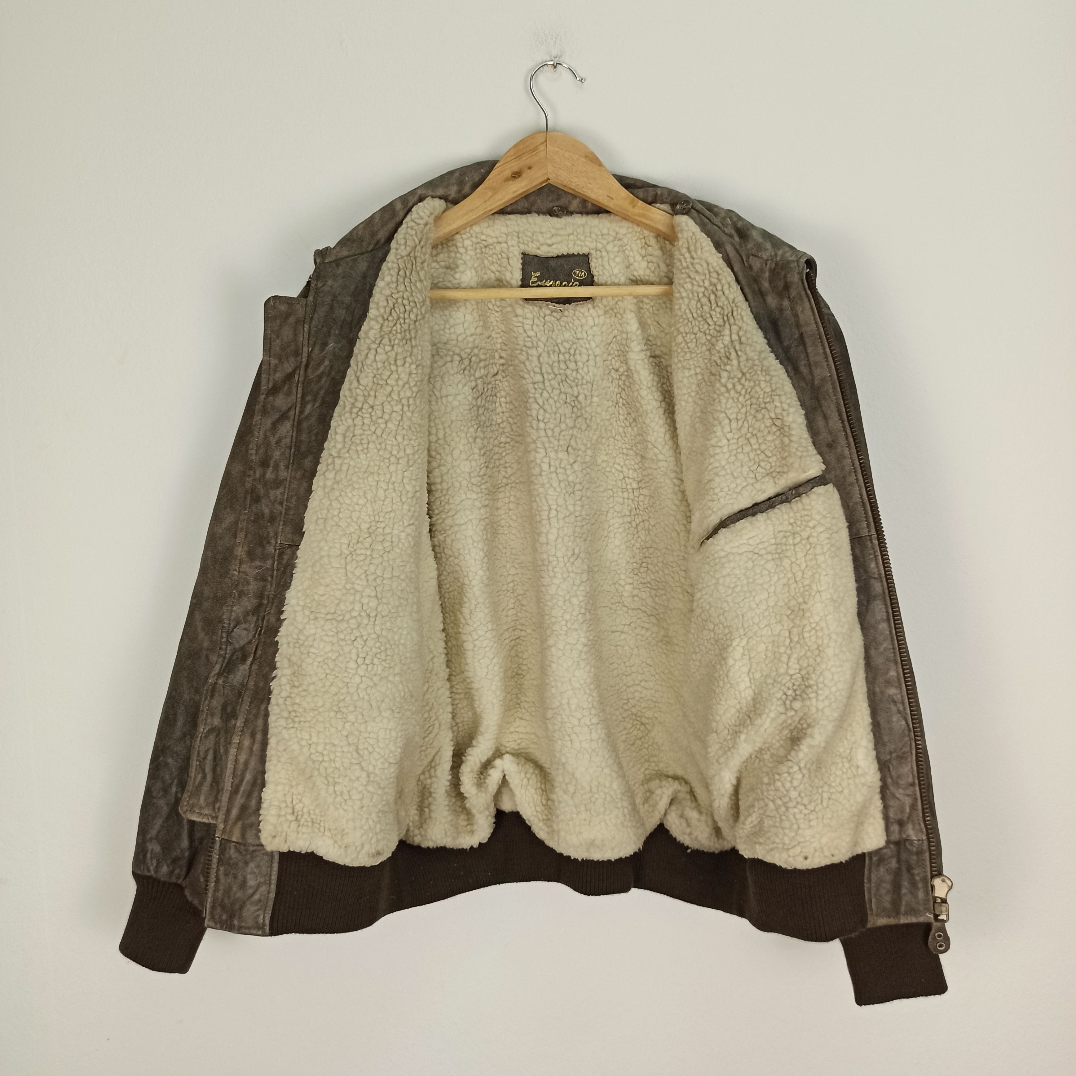 Japanese Brand 🔥Vintage🔥 JAPAN LEATHER BIKER MEN JACKET Size US L / EU 52-54 / 3 - 9 Thumbnail