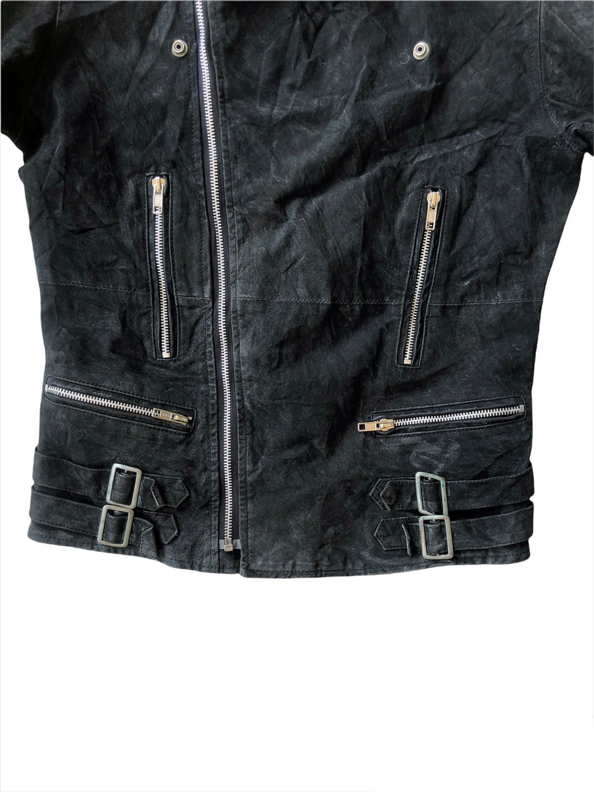 A.F.F.A. SICK🔥Seditionary Double Collar Pig Leather Jacket Size US S / EU 44-46 / 1 - 2 Thumbnail