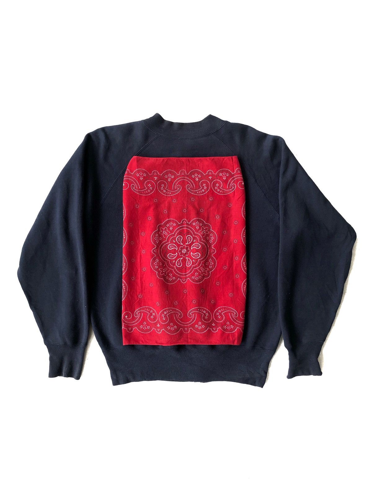 Sugar Cane OG Sugar Canes 🇯🇵 Paisley Bandana Patch Zip Sweater Size US L / EU 52-54 / 3 - 1 Thumbnail