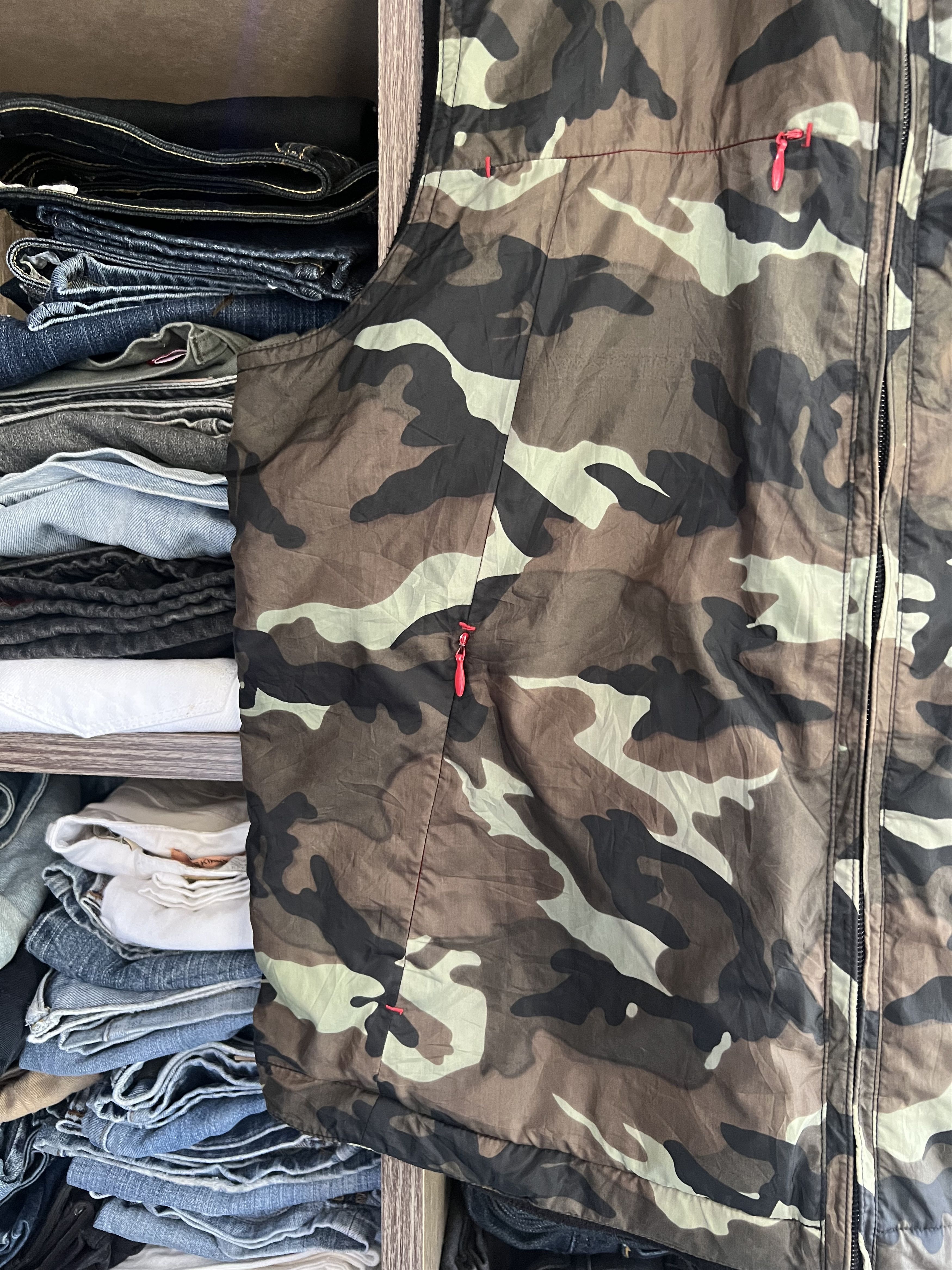🔥Rare Reversible Burberry Black Label Camo Vest