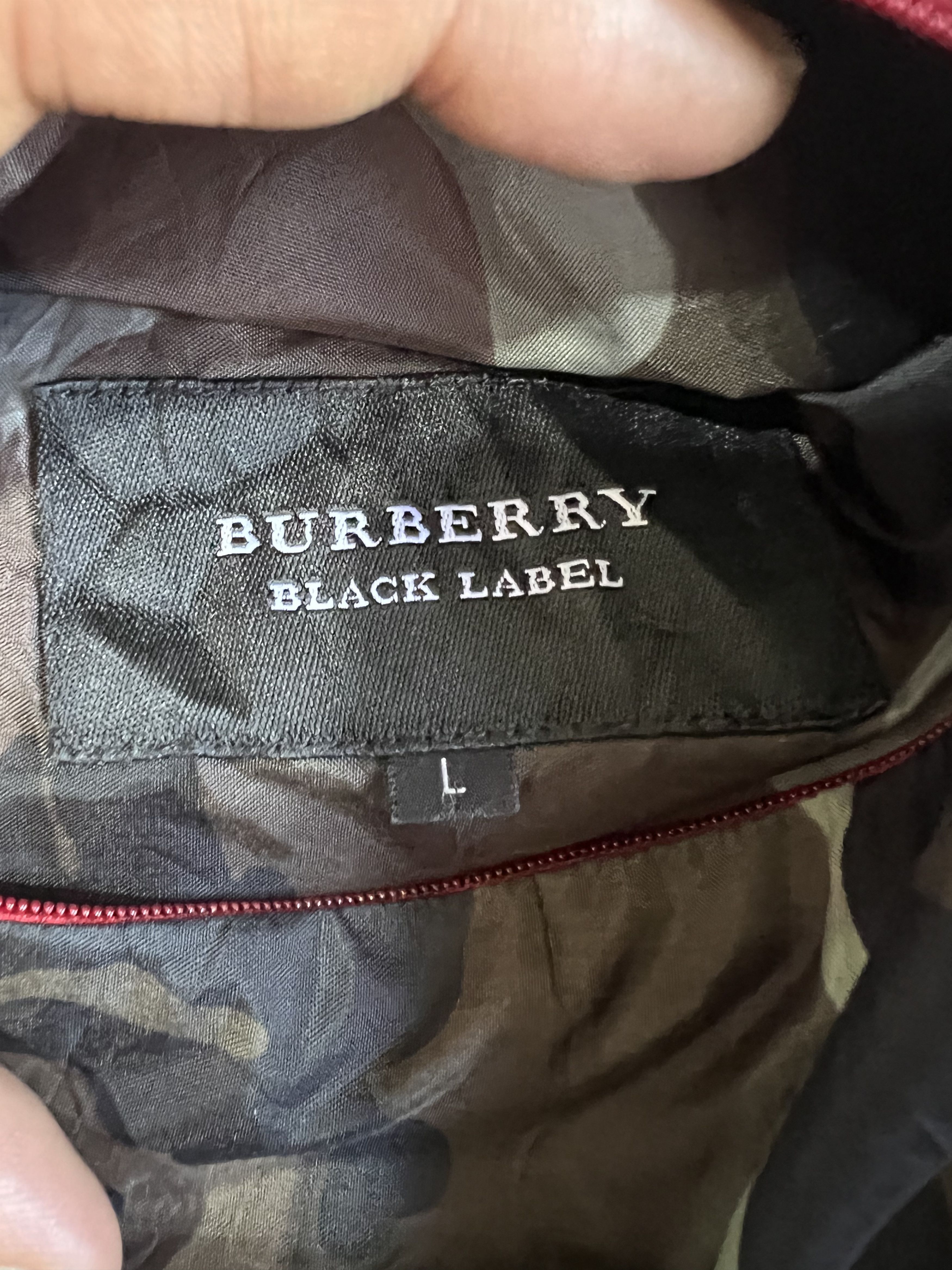 🔥Rare Reversible Burberry Black Label Camo Vest