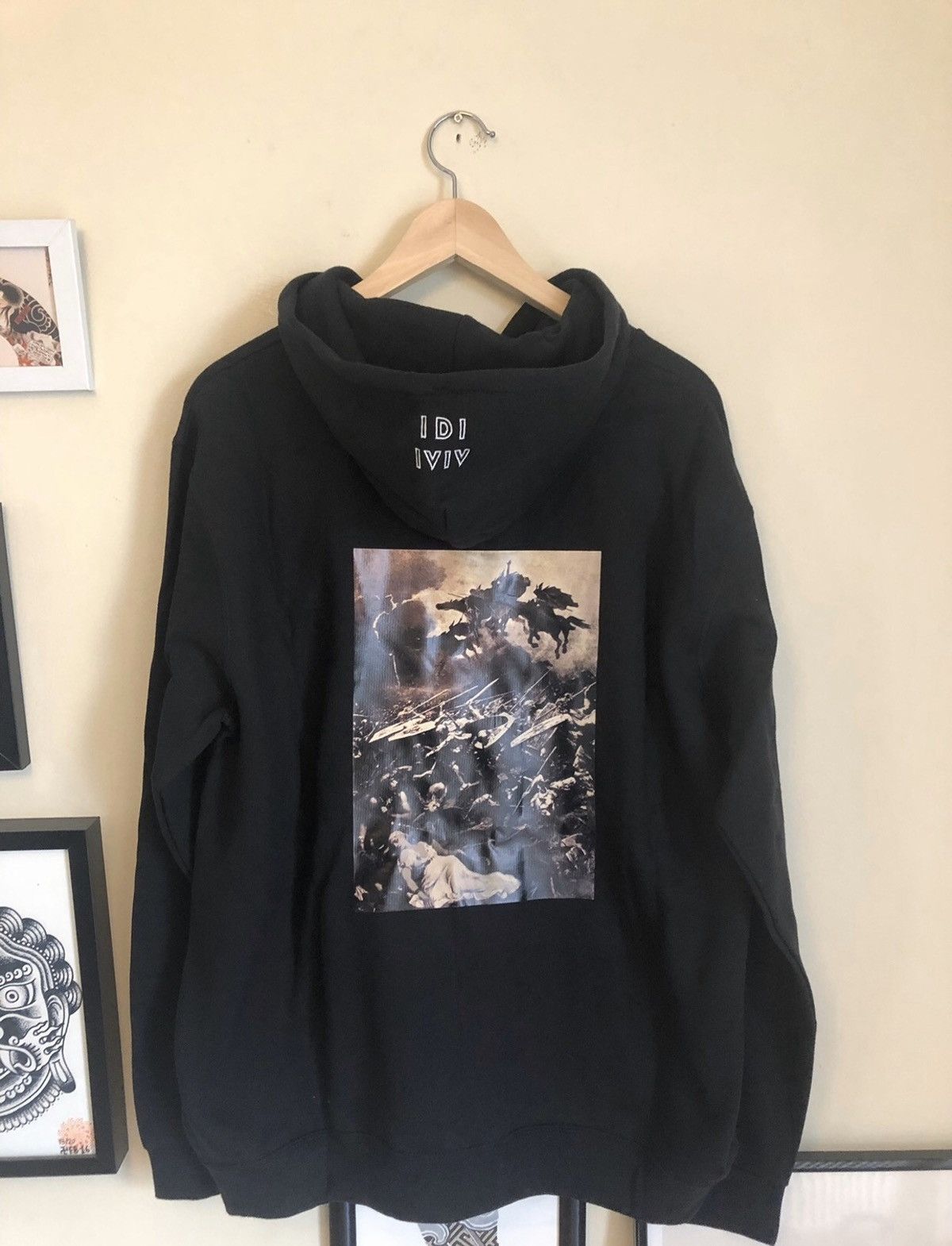 Band Tees IDI44 Martial Industrial Viking Valkyrie Black hoodie Size US XL / EU 56 / 4 - 2 Thumbnail