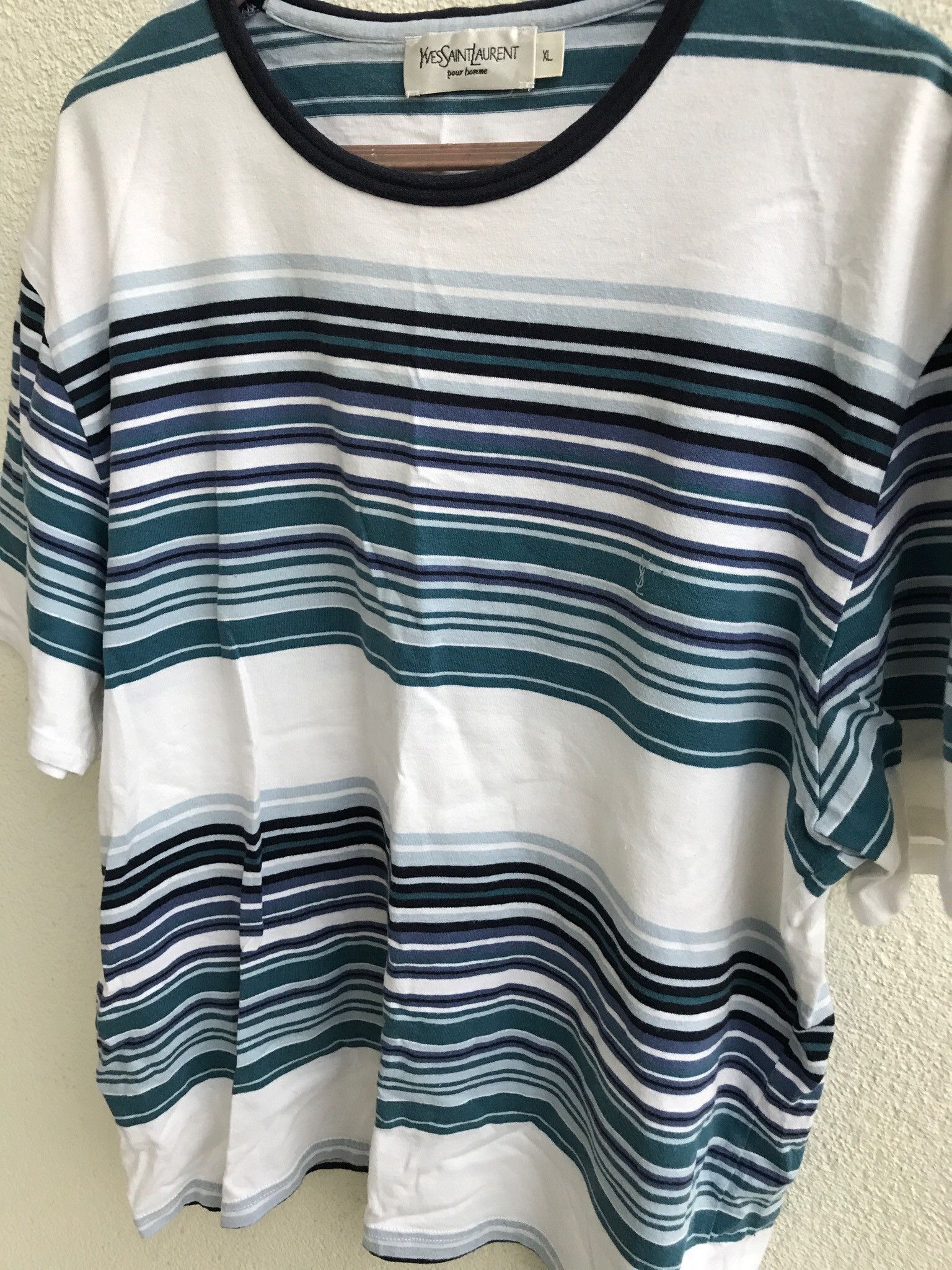 Yves Saint Laurent YSL T-Shirt Striped Size US L / EU 52-54 / 3 - 6 Thumbnail