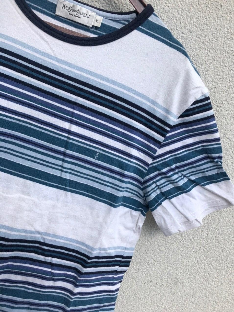Yves Saint Laurent YSL T-Shirt Striped Size US L / EU 52-54 / 3 - 4 Thumbnail