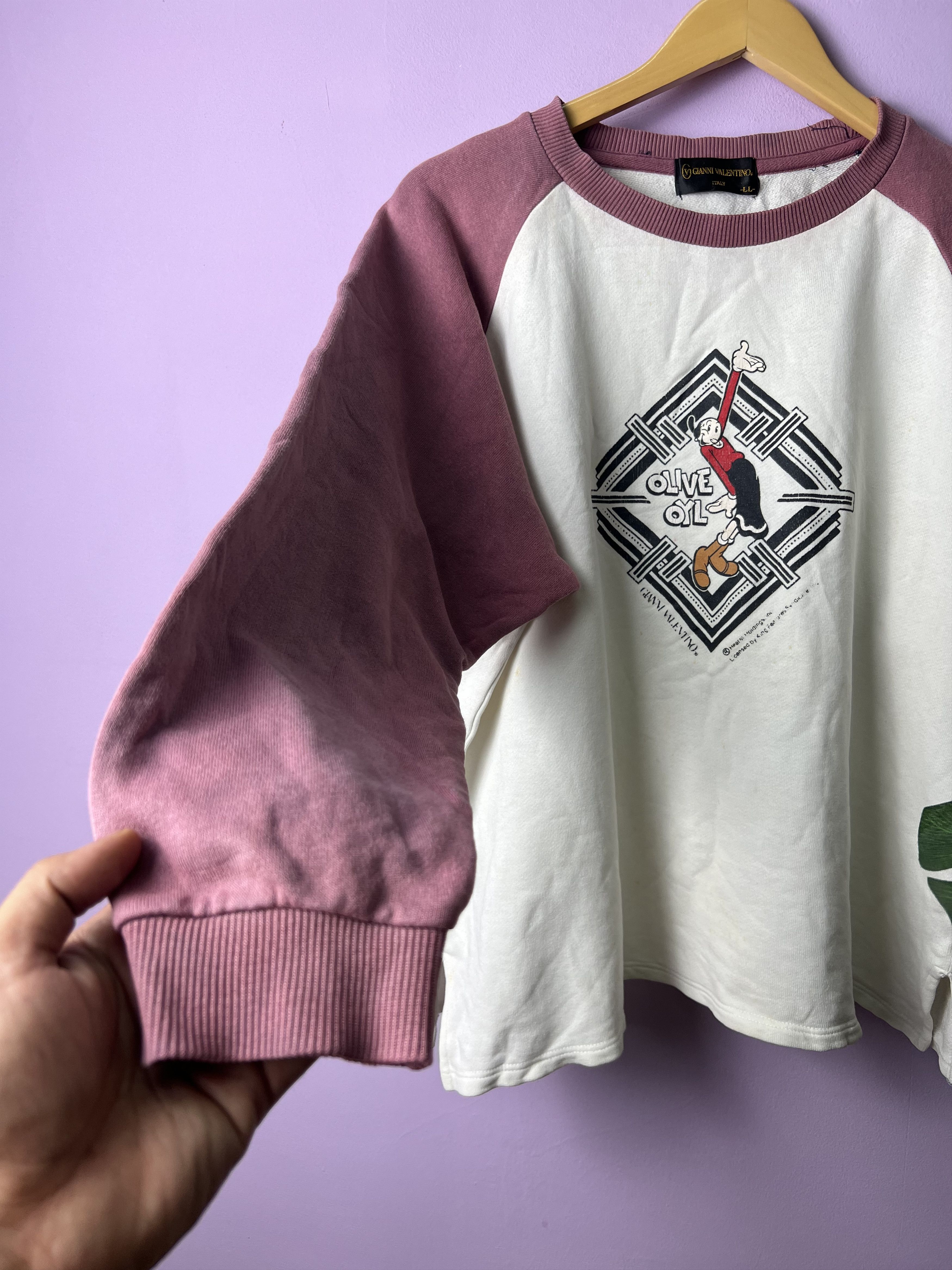Gianni Valentino 🔥Rare Vintage Gianni Valentino Olive Oyl Sweatshirts Size US M / EU 48-50 / 2 - 6 Thumbnail