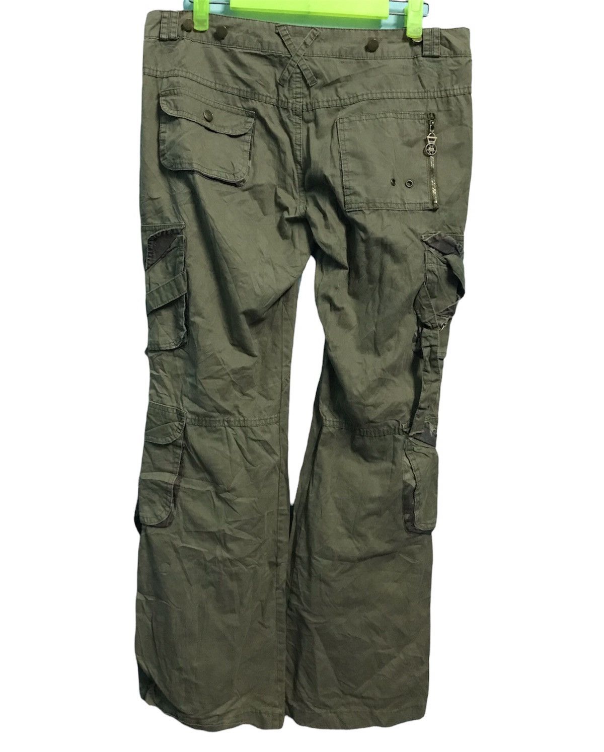 Japanese Brand × Seditionaries Japanese Brand Cargo Parachute Bondage Pants Size US 33 - 2 Thumbnail