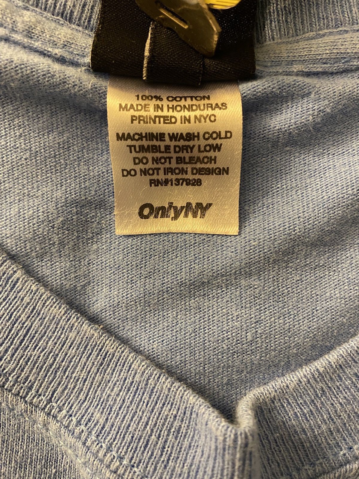 Only NY Only NY Light Blue Box Logo Tshirt Medium Size US M / EU 48-50 / 2 - 8 Thumbnail