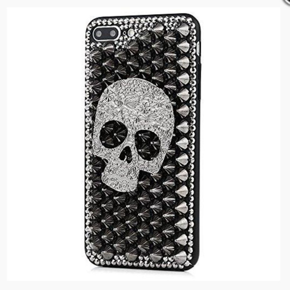 Other Spike Stud Skull Phone Case for Google Pixel 3a Emo Punk Size ONE SIZE - 1 Thumbnail