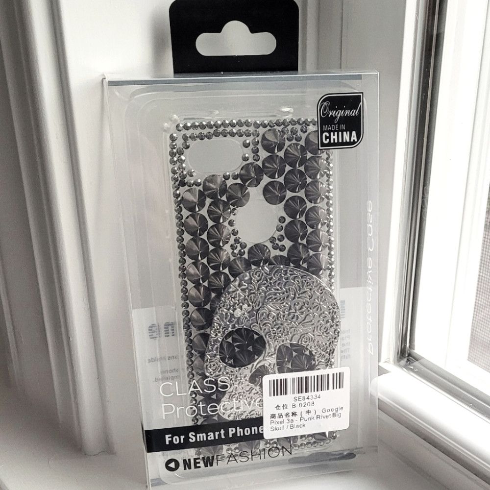 Other Spike Stud Skull Phone Case for Google Pixel 3a Emo Punk Size ONE SIZE - 2 Thumbnail