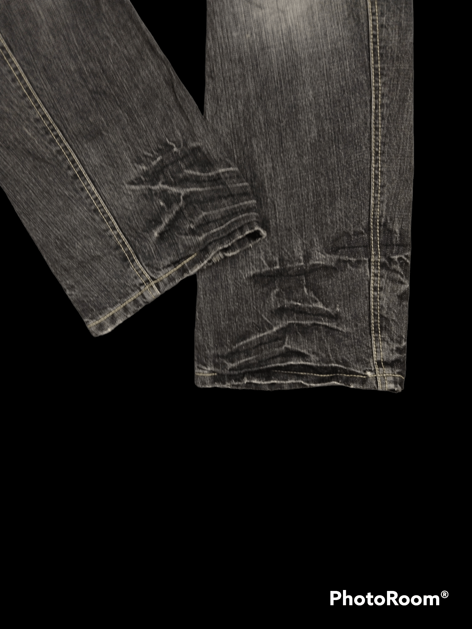 Other FLARE🔥SICK TWIST RIPED NICOLE DENIM PANTS Size US 30 / EU 46 - 6 Thumbnail