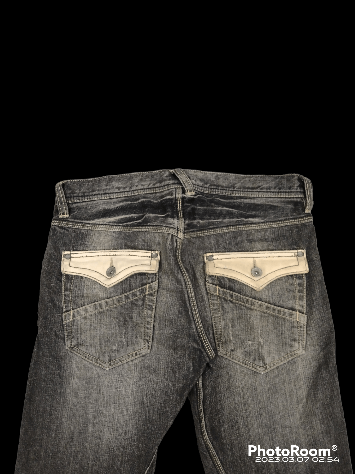 Other FLARE🔥SICK TWIST RIPED NICOLE DENIM PANTS Size US 30 / EU 46 - 4 Thumbnail