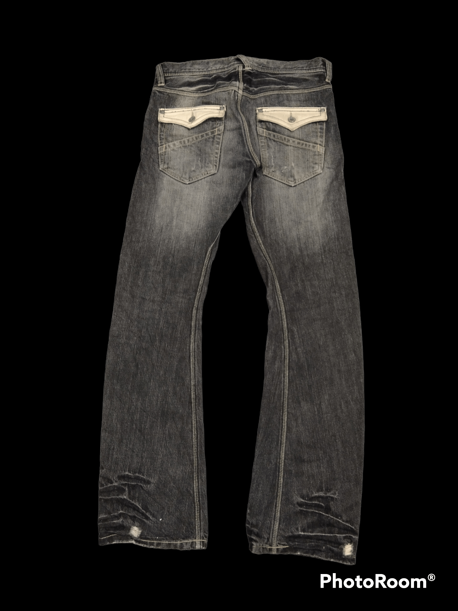 Other FLARE🔥SICK TWIST RIPED NICOLE DENIM PANTS Size US 30 / EU 46 - 2 Thumbnail