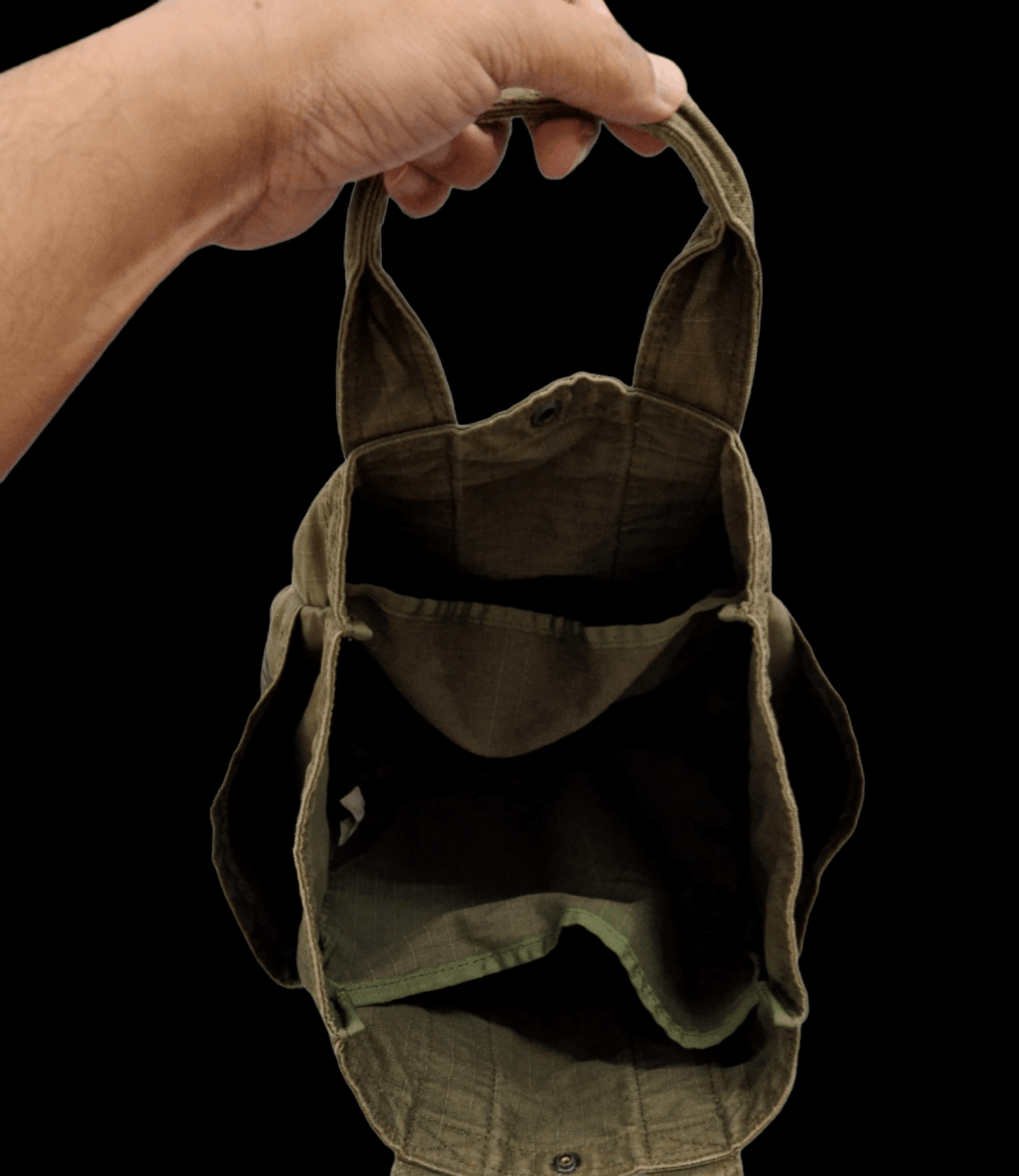 Hysteric Glamour HYSTERIC GLAMOUR OLIVE GREEN MADE IN JAPAN TOTE BAG Size ONE SIZE - 5 Thumbnail