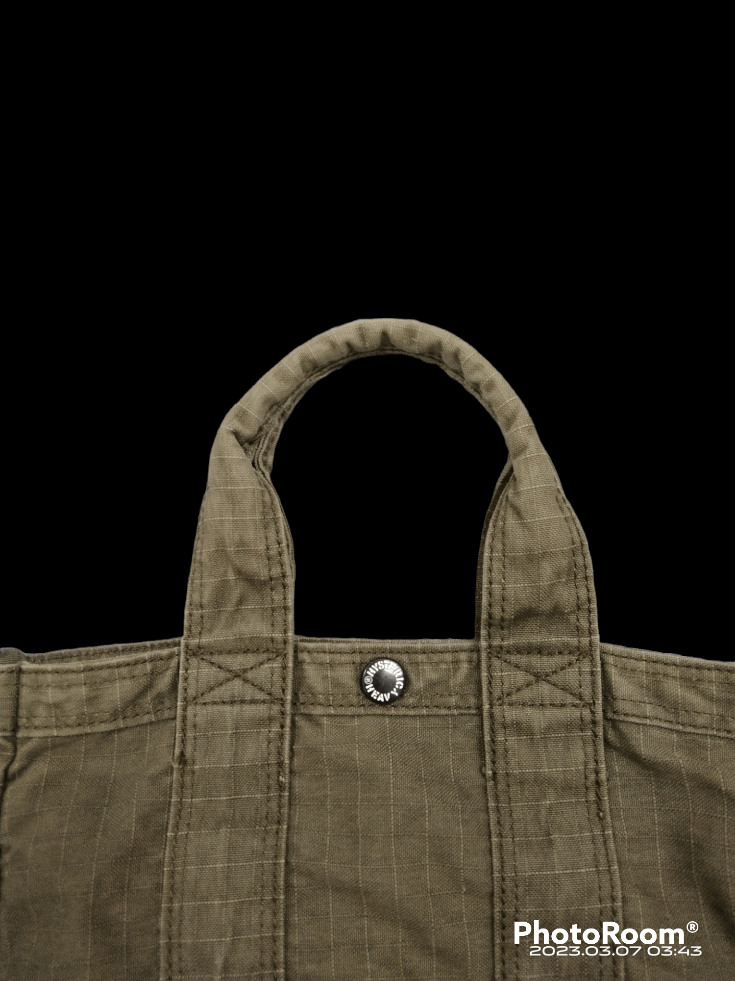Hysteric Glamour HYSTERIC GLAMOUR OLIVE GREEN MADE IN JAPAN TOTE BAG Size ONE SIZE - 6 Thumbnail