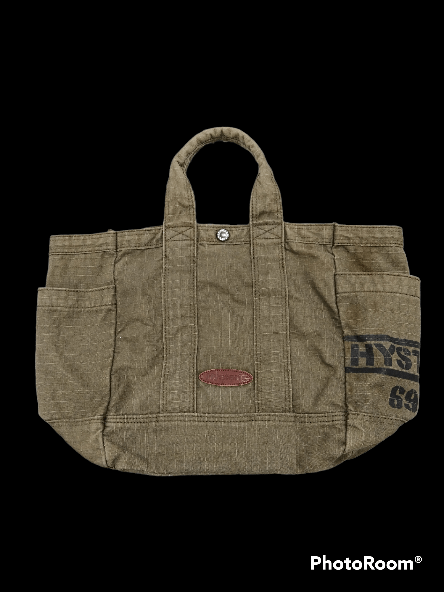 Hysteric Glamour HYSTERIC GLAMOUR OLIVE GREEN MADE IN JAPAN TOTE BAG Size ONE SIZE - 1 Thumbnail