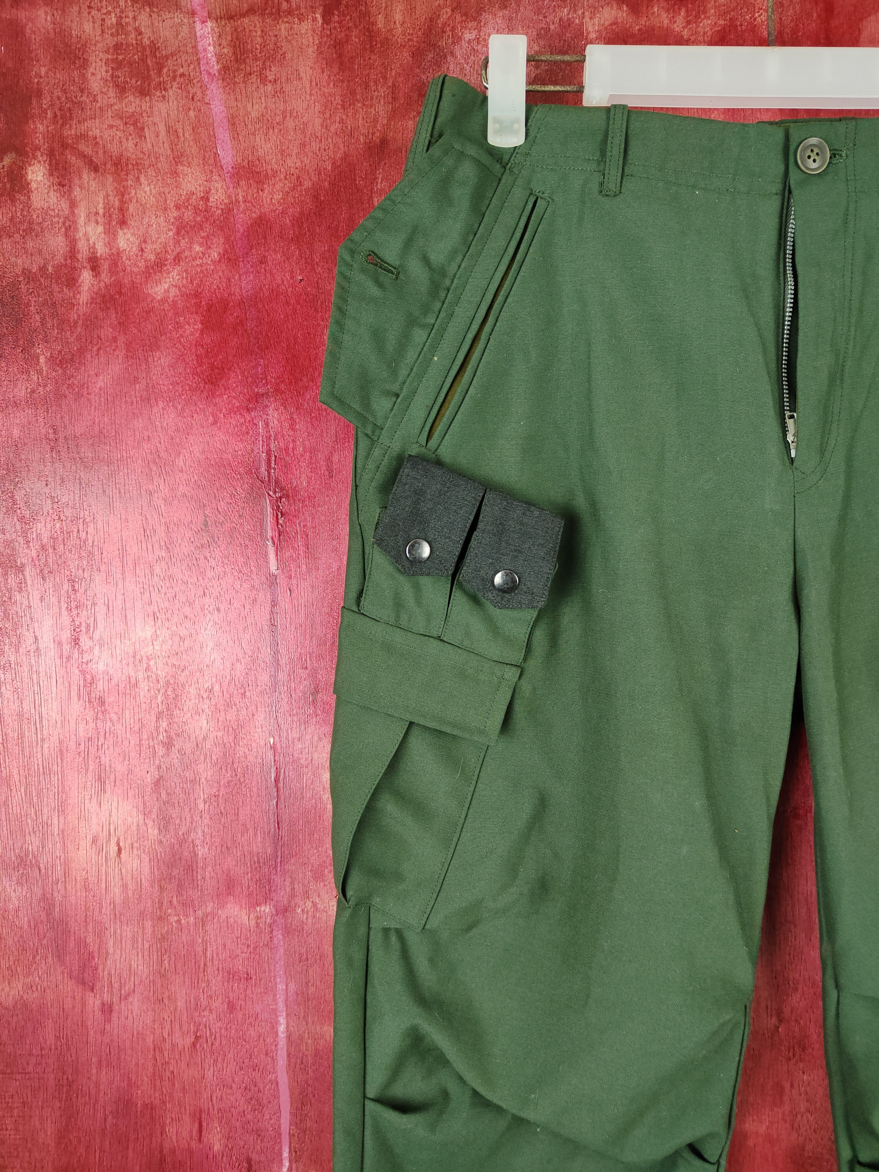 Edition Japan DL Grand Global Design Green Multi Pocket Cargo Pants #S712 Size US 31 - 3 Thumbnail