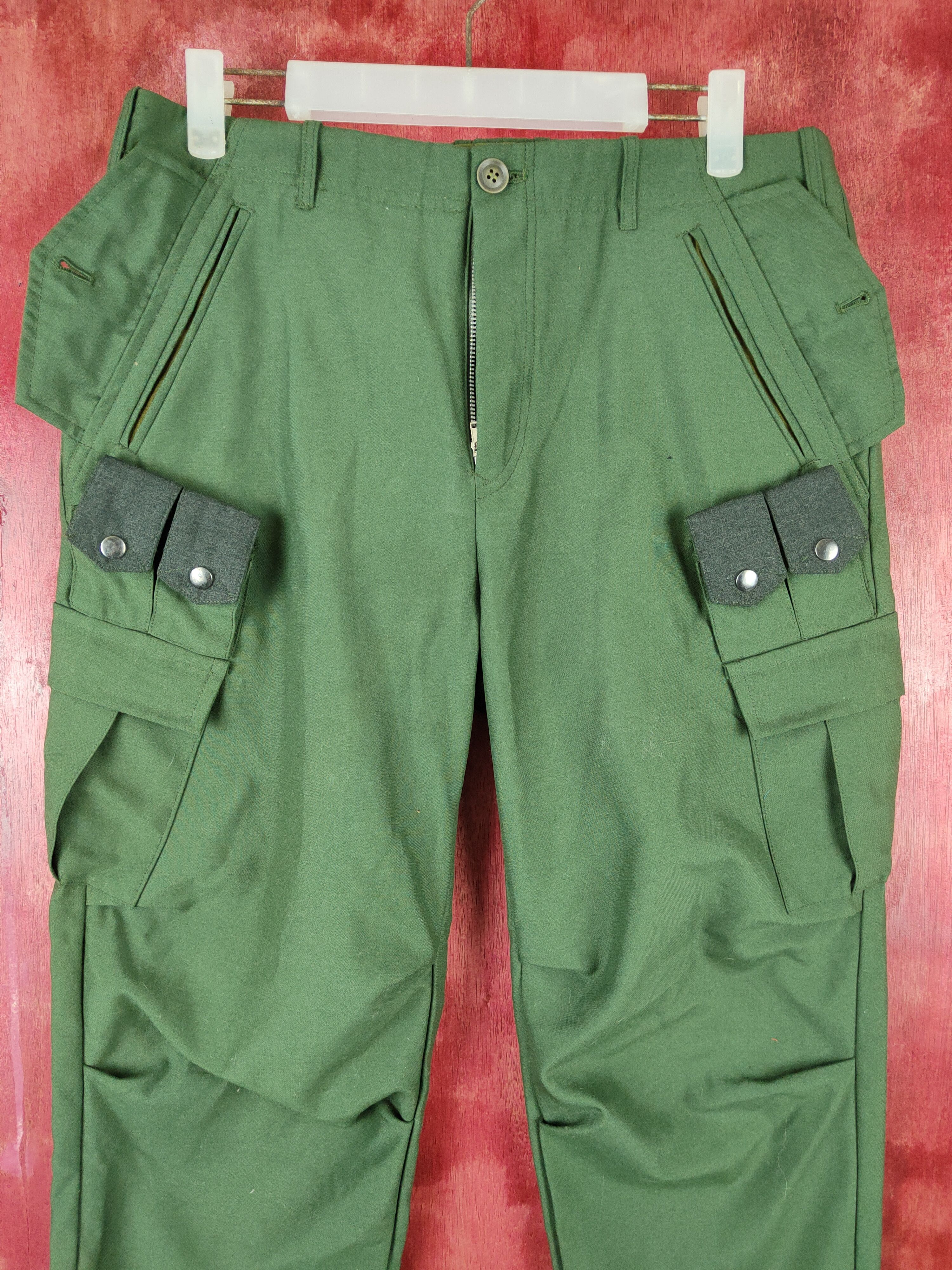 Edition Japan DL Grand Global Design Green Multi Pocket Cargo Pants #S712 Size US 31 - 2 Thumbnail