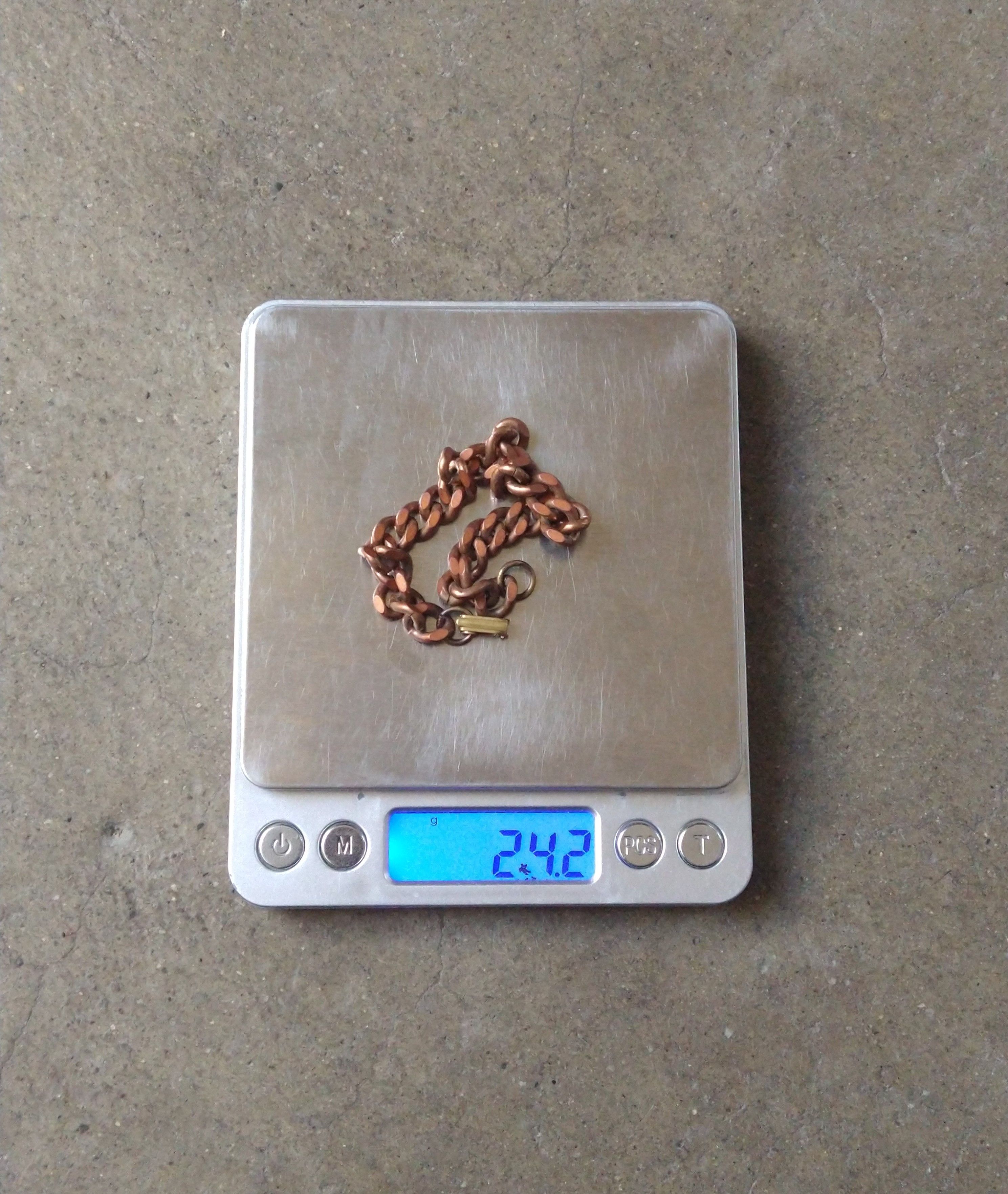 Jewelry × Vintage Copper Bracelet Cuban Link Chain 7.25 in 8mm Size ONE SIZE - 9 Thumbnail