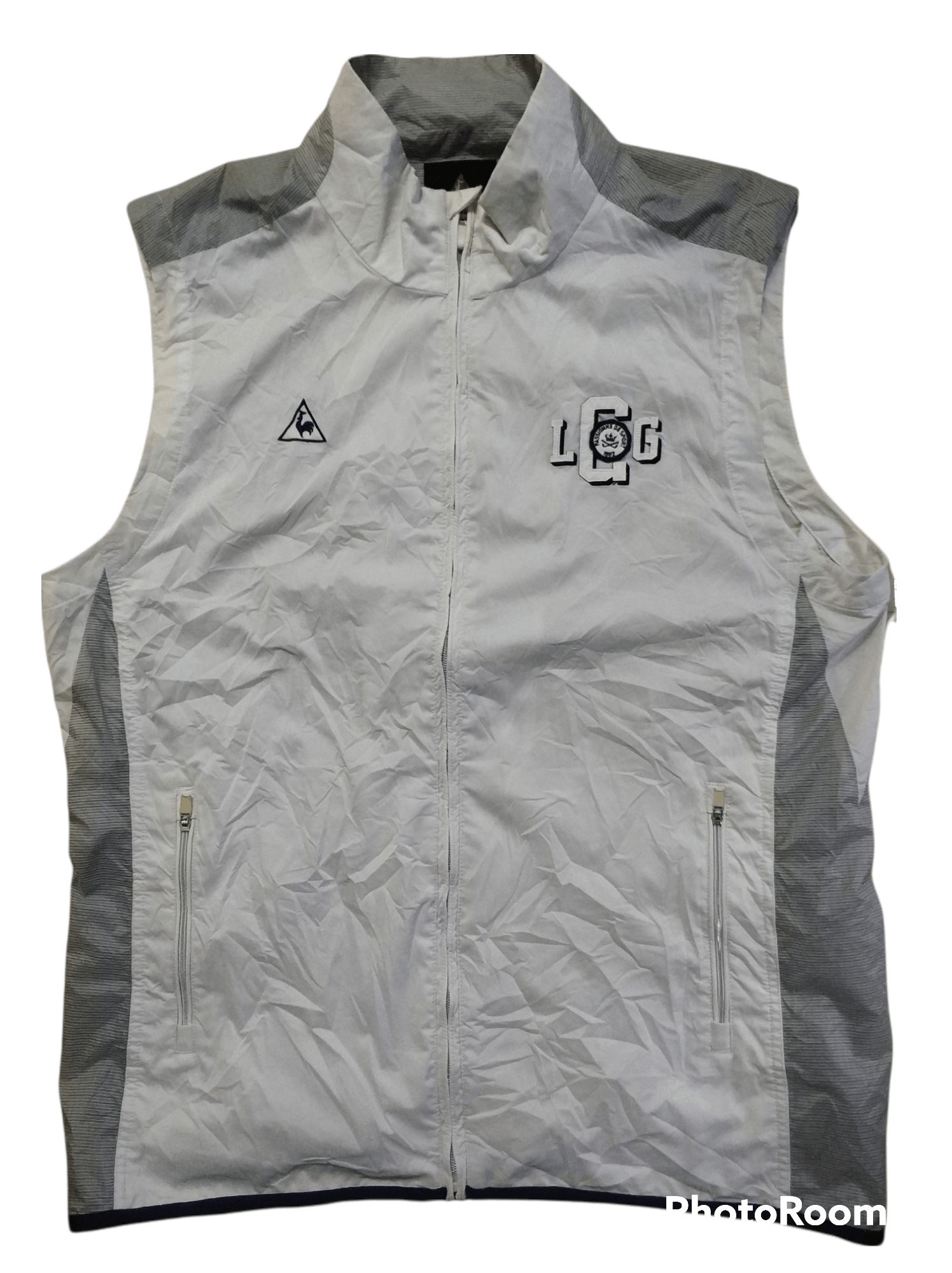 Le Coq Sportif 🔥White Le Coq Sportif Zipper Vest Size US M / EU 48-50 / 2 - 1 Thumbnail