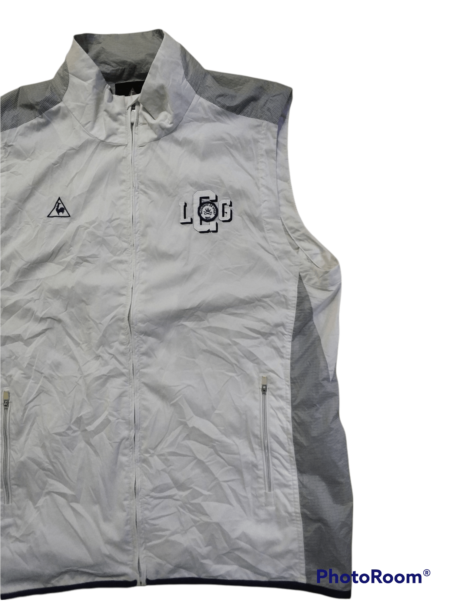 Le Coq Sportif 🔥White Le Coq Sportif Zipper Vest Size US M / EU 48-50 / 2 - 2 Thumbnail