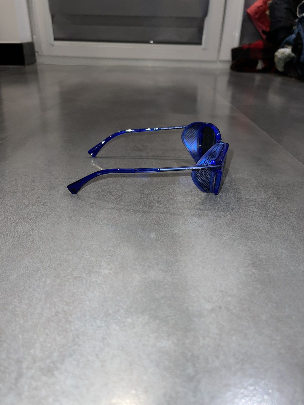 Armani × Emporio Armani × Giorgio Armani Emporio Armani EA4028Z 5208/96 Blue Sunglasses Size ONE SIZE - 7 Thumbnail