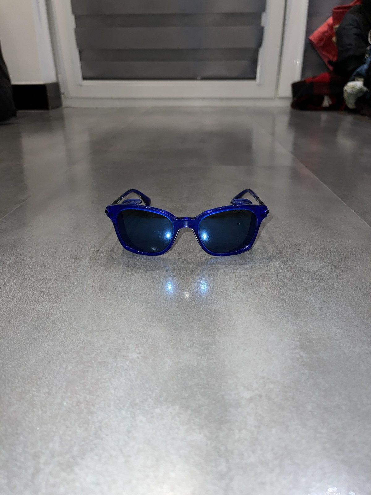 Armani × Emporio Armani × Giorgio Armani Emporio Armani EA4028Z 5208/96 Blue Sunglasses Size ONE SIZE - 3 Thumbnail