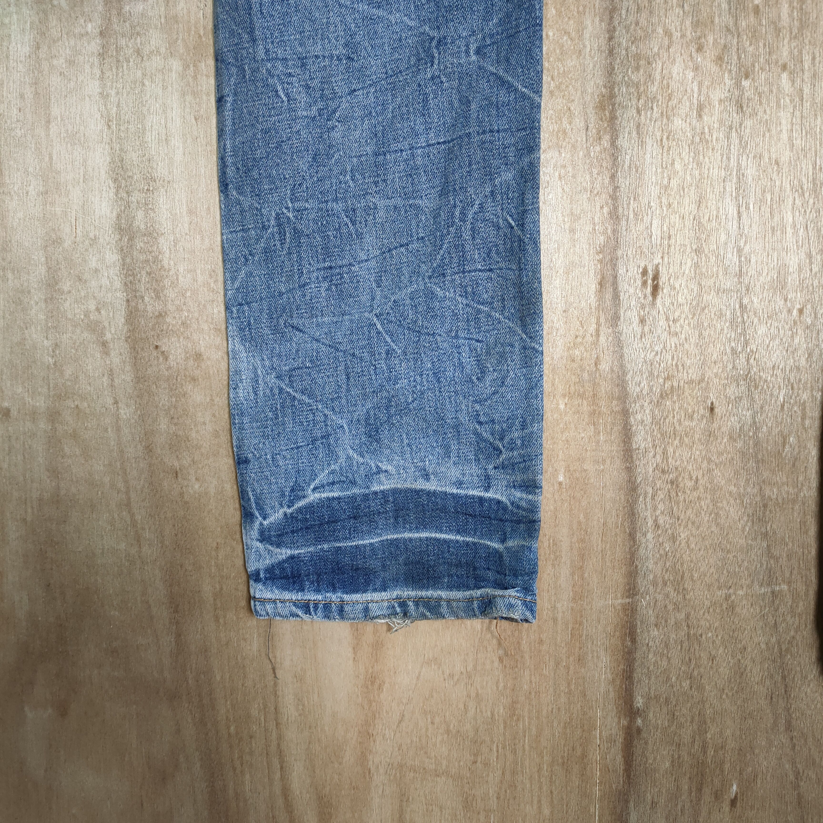Japanese Brand VINTAGE JAPANESE BRAND FADED DENIM JEAN CARGO PANTS Size US 32 / EU 48 - 12 Thumbnail