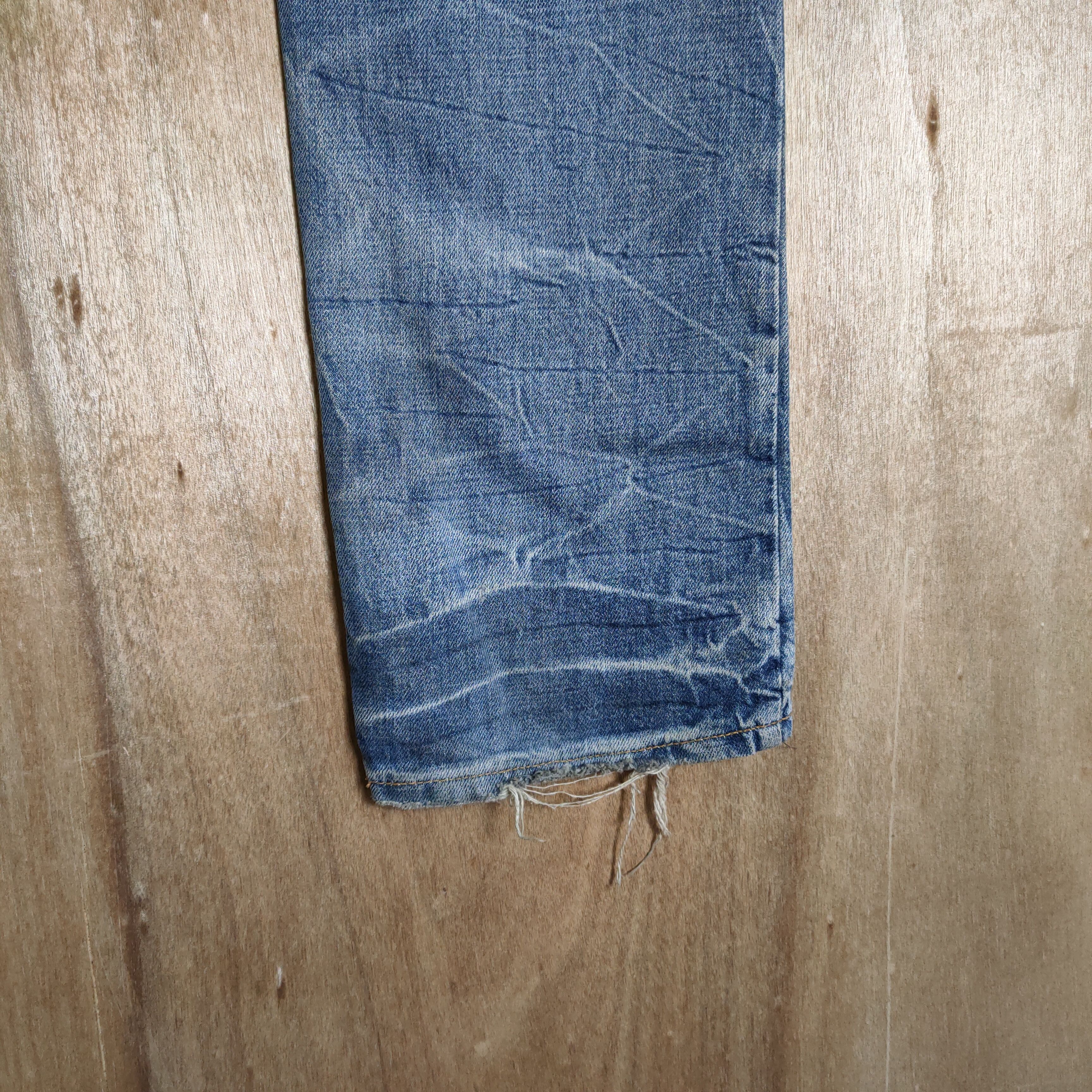 Japanese Brand VINTAGE JAPANESE BRAND FADED DENIM JEAN CARGO PANTS Size US 32 / EU 48 - 11 Thumbnail