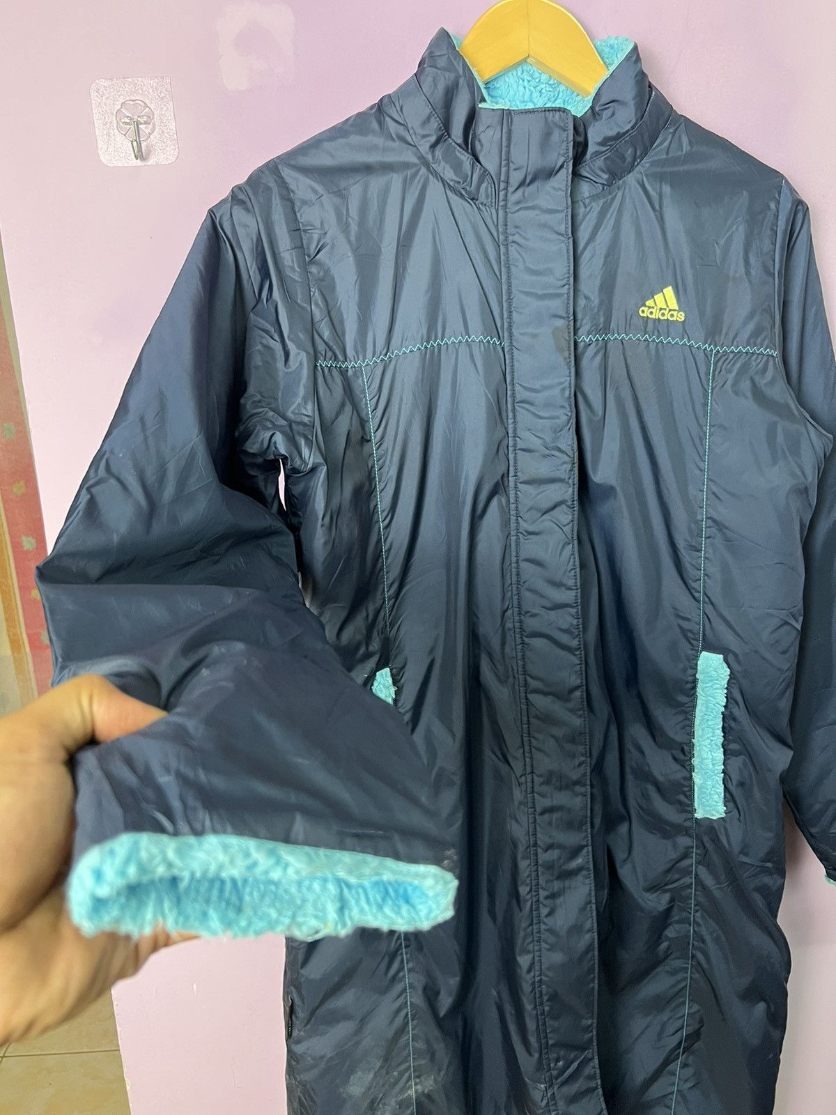 Adidas 🔥Adidas Sherpa Long Jackets Size US S / EU 44-46 / 1 - 3 Thumbnail